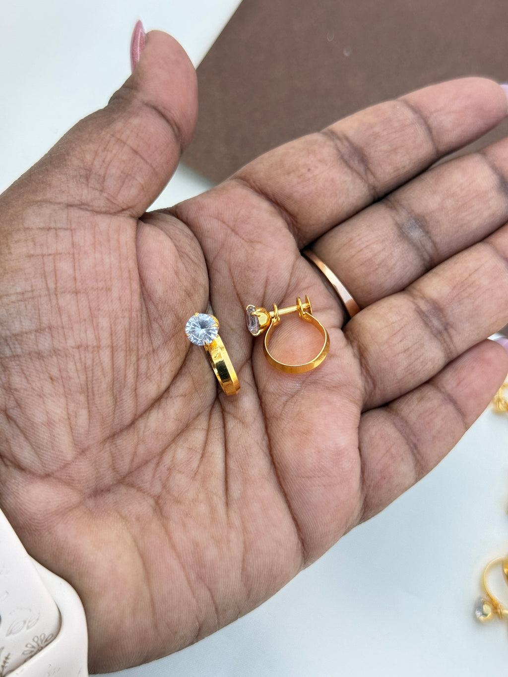 Ph222 microgold u earrings