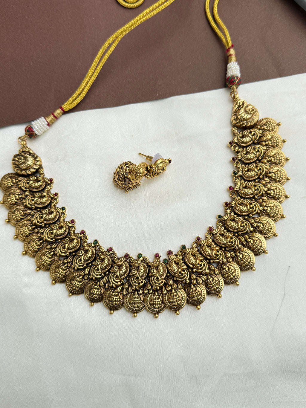 Ns530 nakshi lakshmi kasula short neckset
