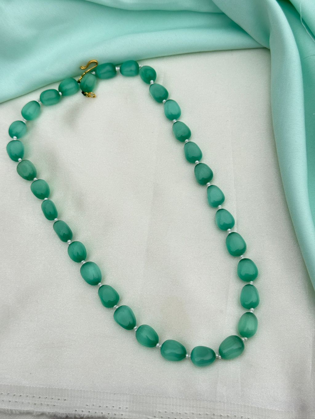 Bb207 light green single line 9inches beads