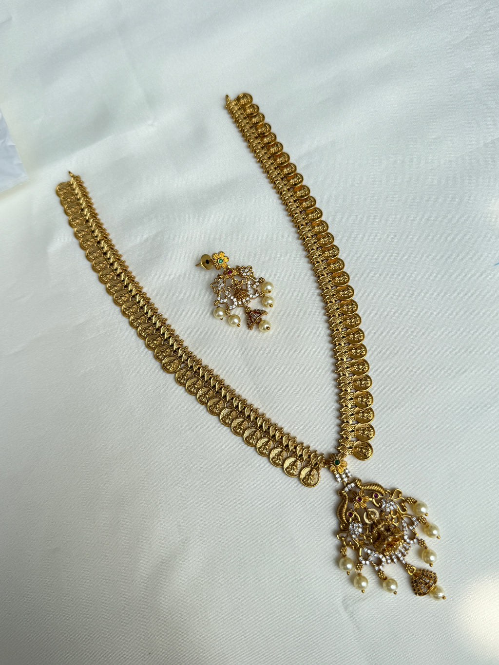 Lh551  lakshmi devi kasulaperu 3/4th haram