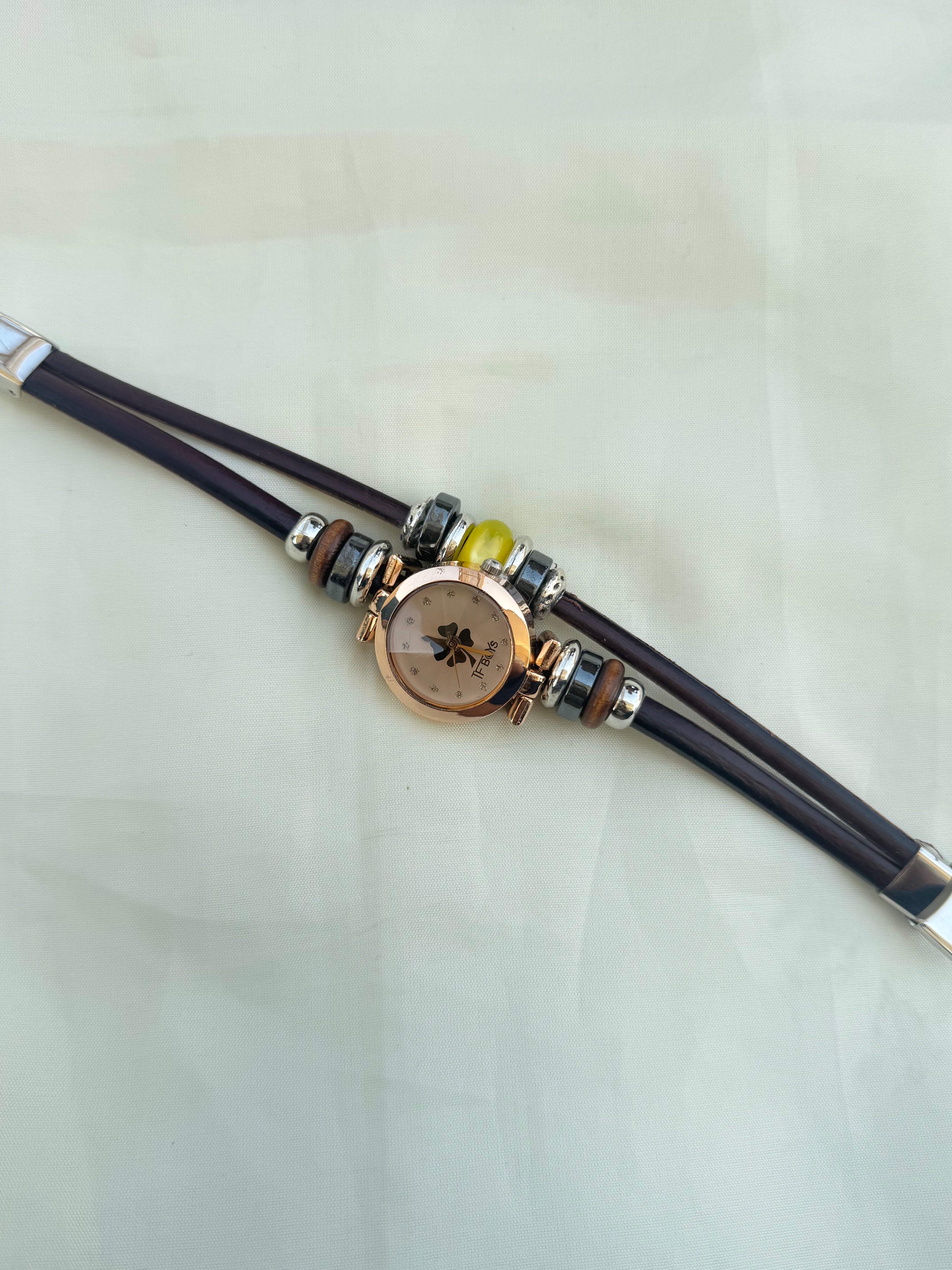 Flower analogue bracelet watches wt002