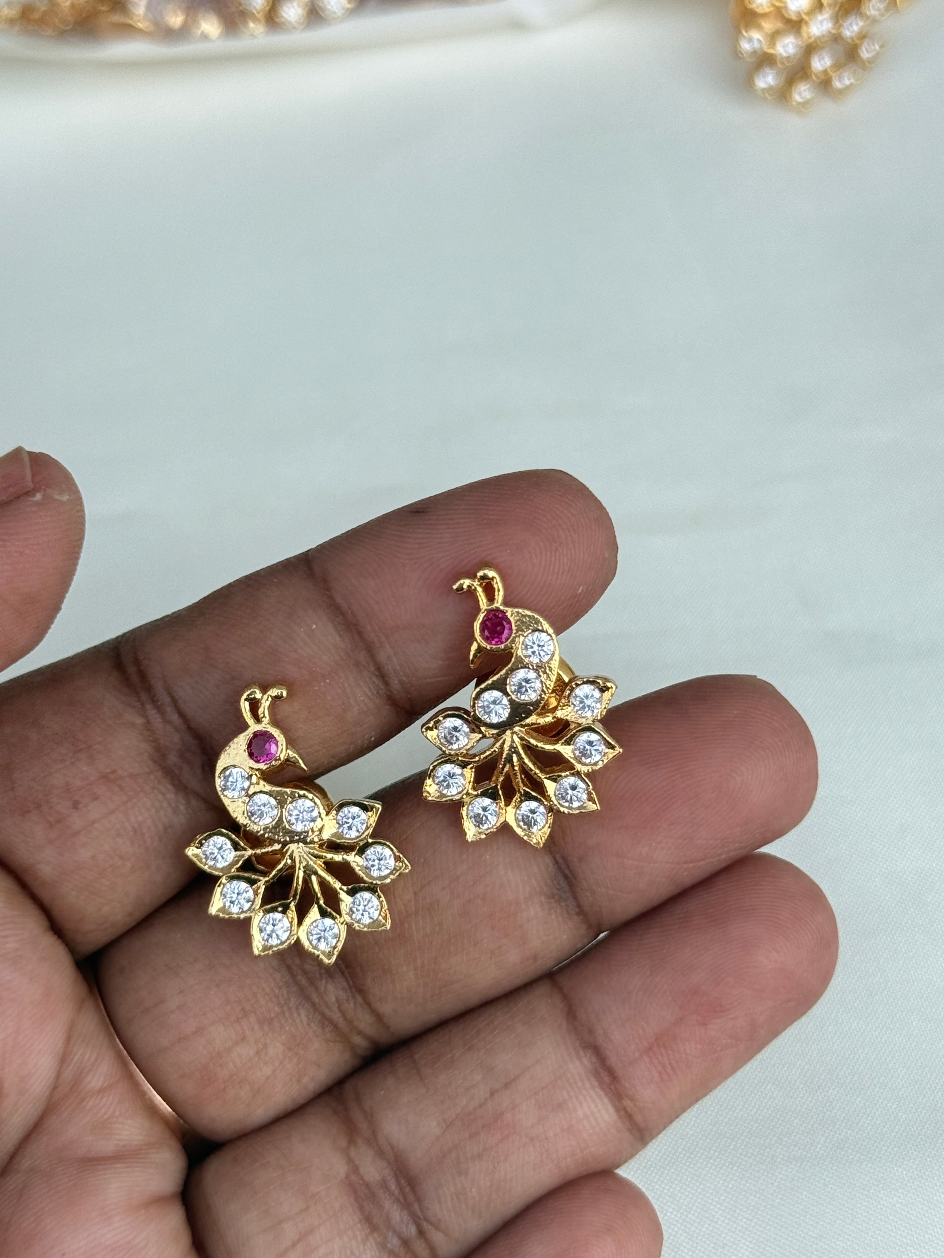 Ph139 panchaloham peacock studs