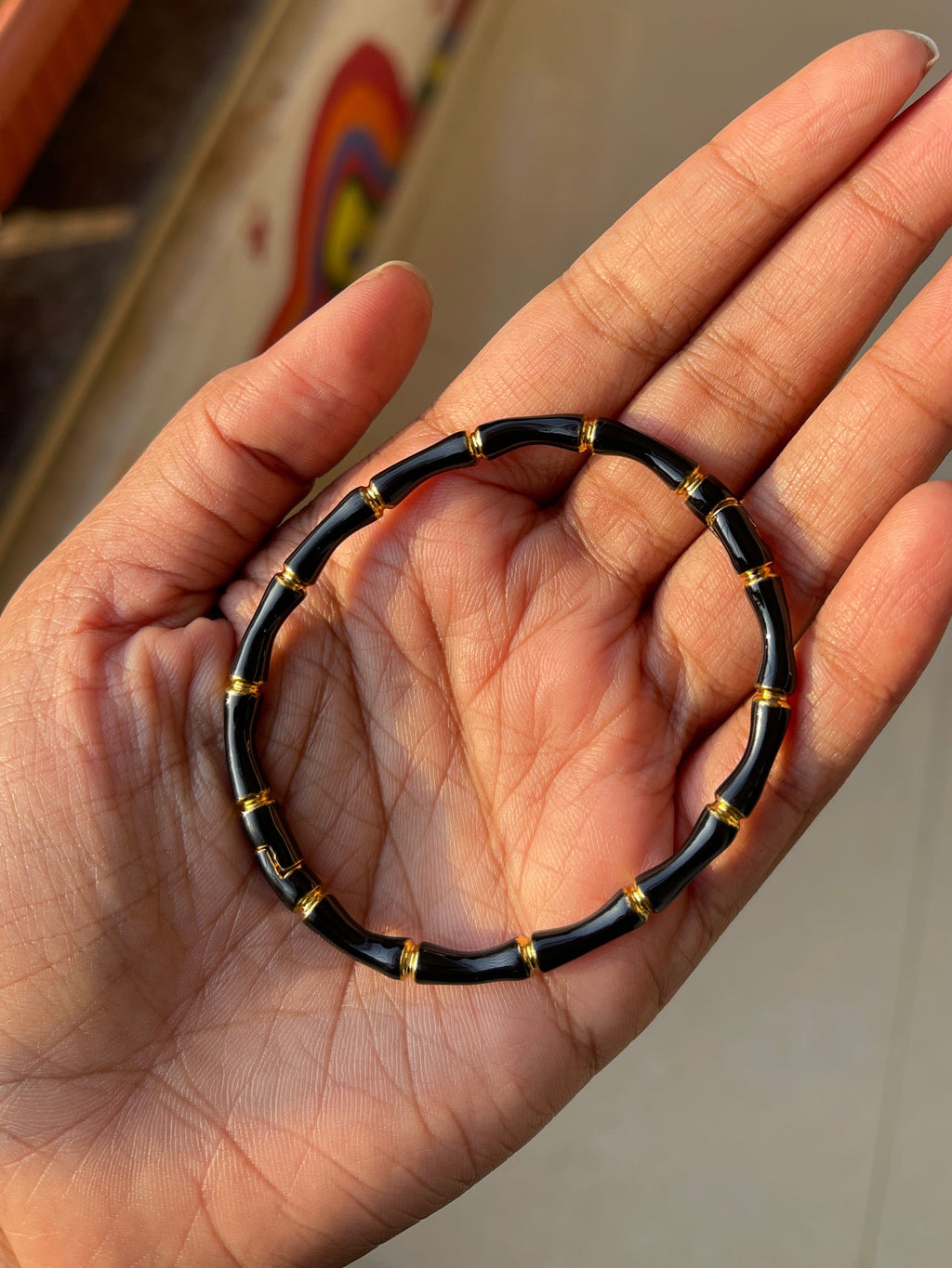 Ab053 bamboo anti tarnish openable bracelets suits for 2-4,2-6