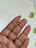 St192 Om gold back ball back screw studs or second (2) tops studs