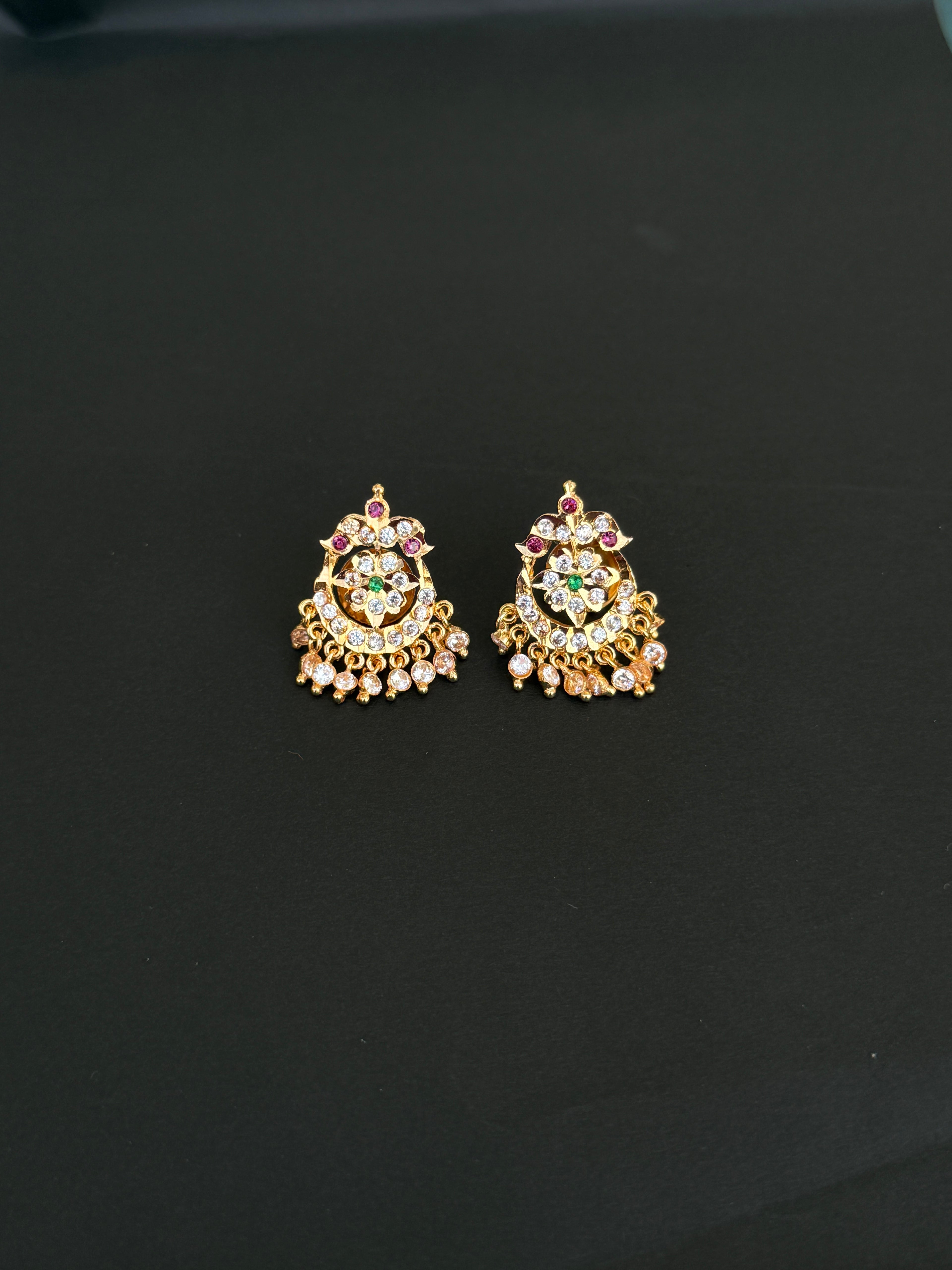 Ph011 multi panchaloham earrings