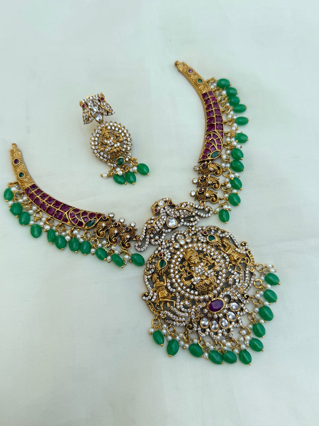 Ns30006 kemp lakshmidevi kante neckset