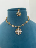 Ns0011 white stone Neckset