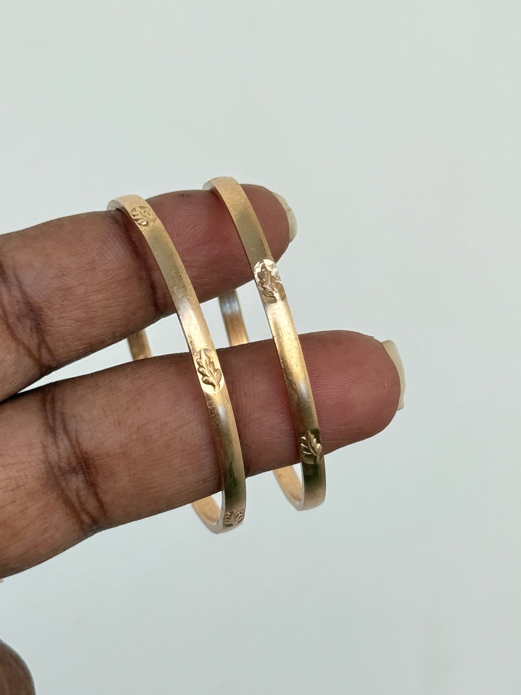 Kd024 panchaloham leaf kids bangles