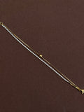 Ab556 Anti tarnish 2 layer's 8 inches chain bracelet