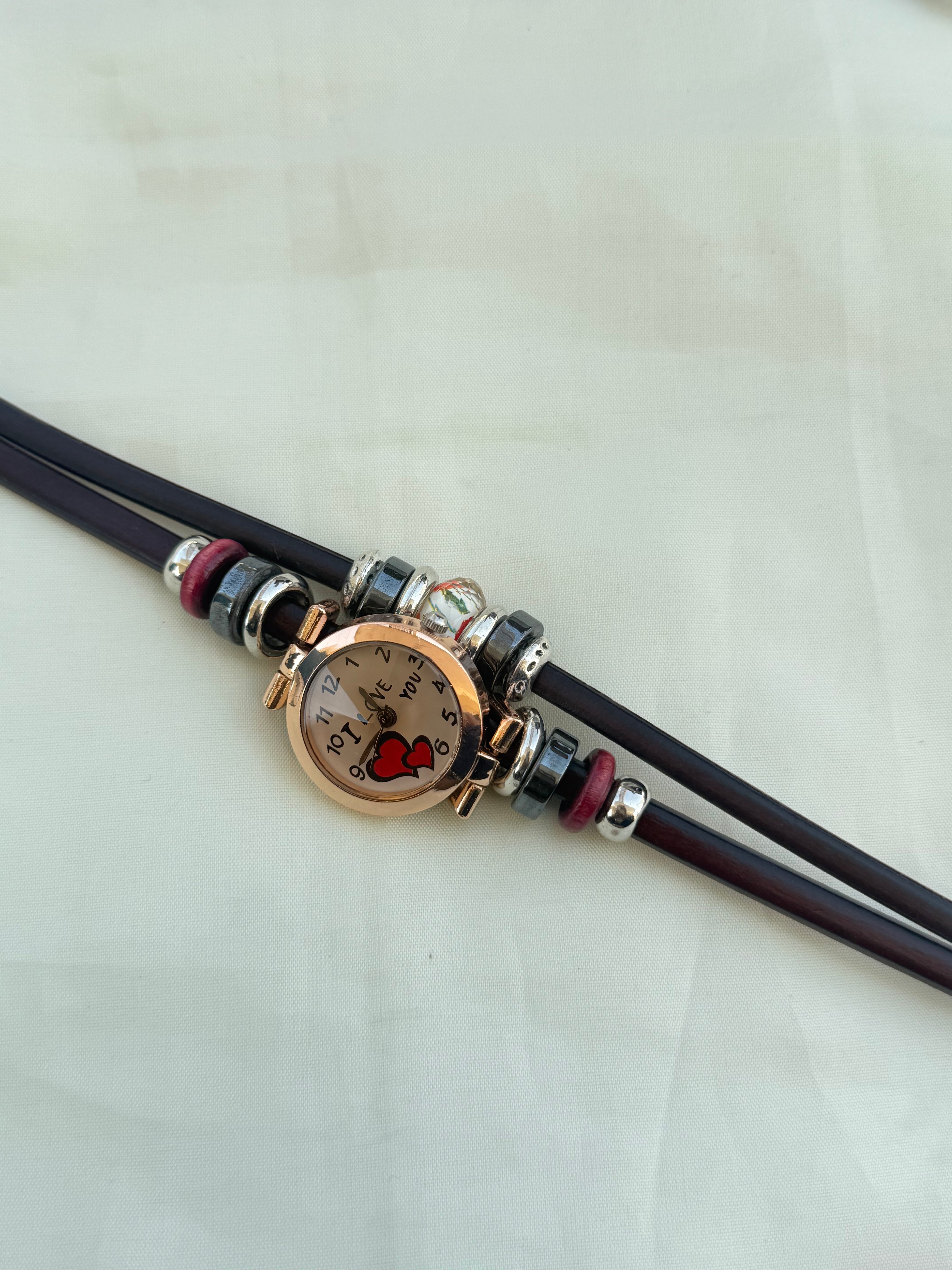 Heart Analogue bracelet watches wt002