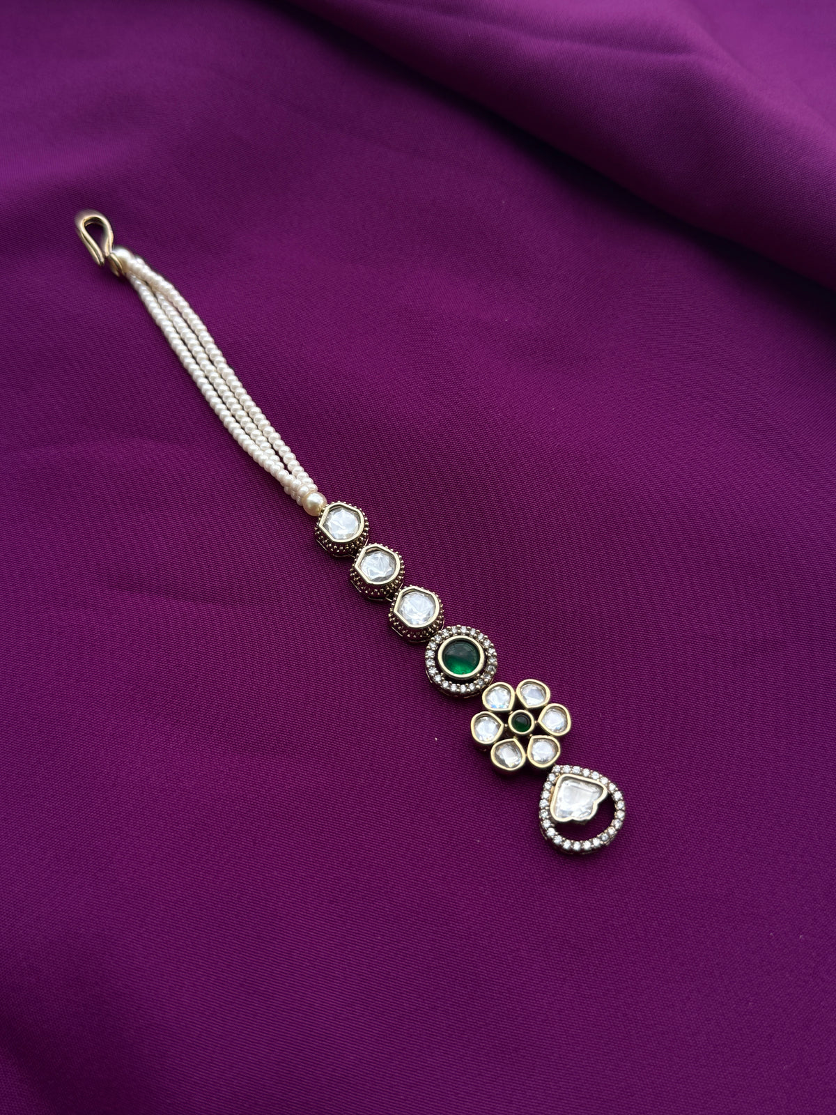 Mossinaite flower 3 layers pearls tikka tk800