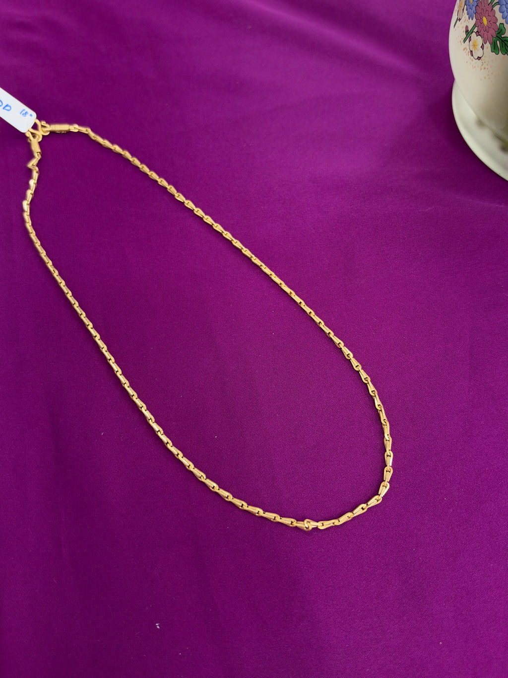 Ph816 Panchaloham unpolished 18 inches daily wear chain