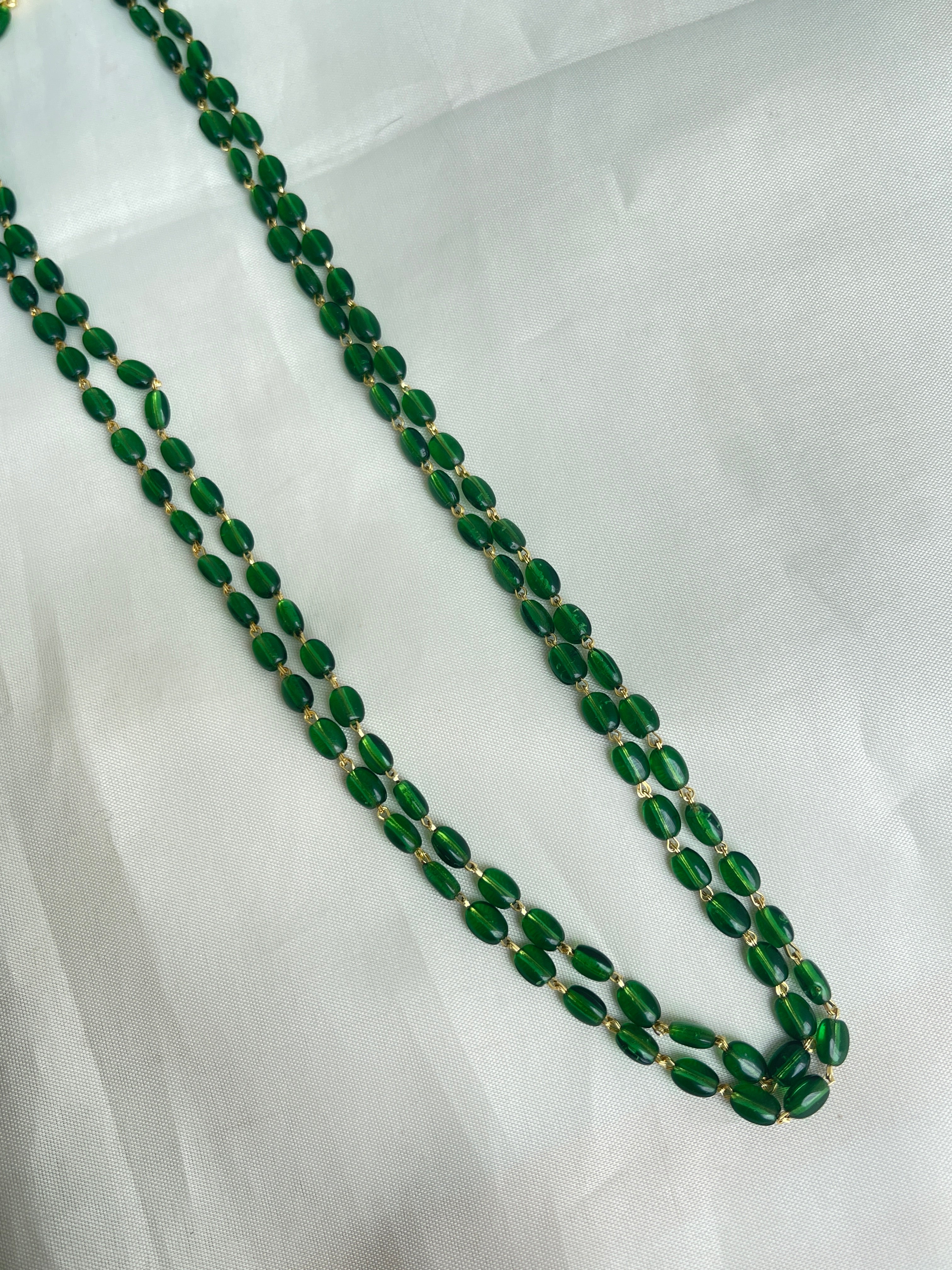2 lines 18 inches beads