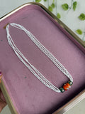 Bb337 sugar Pearl 20inches 4lines Beads chain