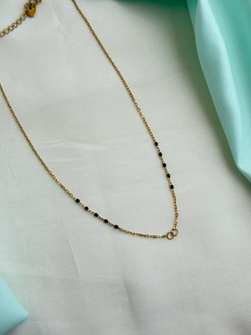 Bb127 if u have pendants u can pair pendants for this plain blackbeads 16 to 18 inches adjustable black beads