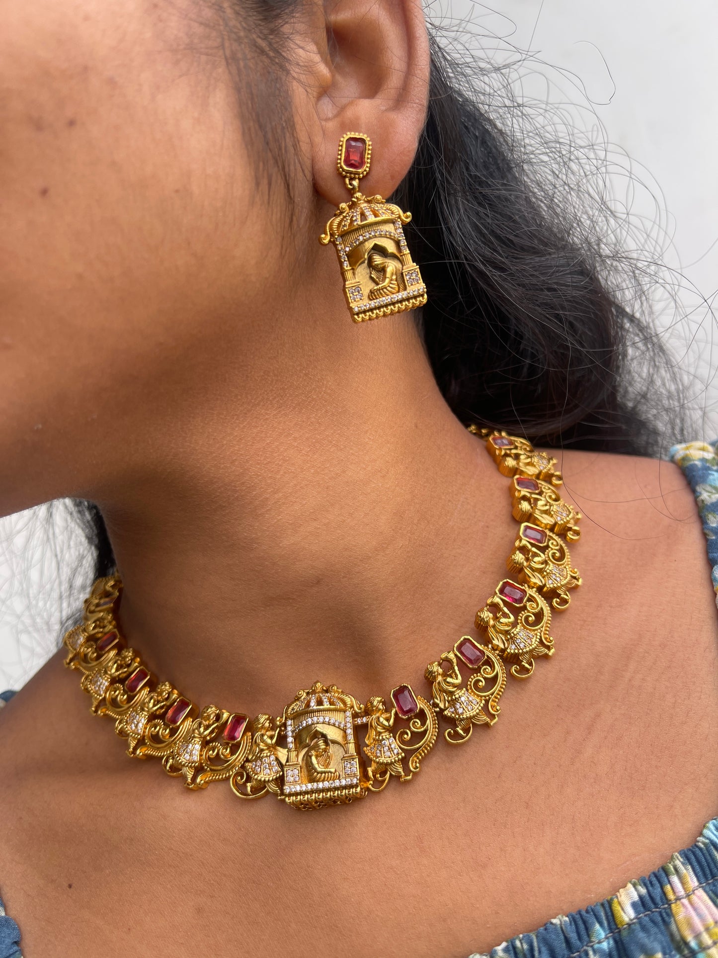 Ns1523 pallakilo pellikuthuru theme neckset