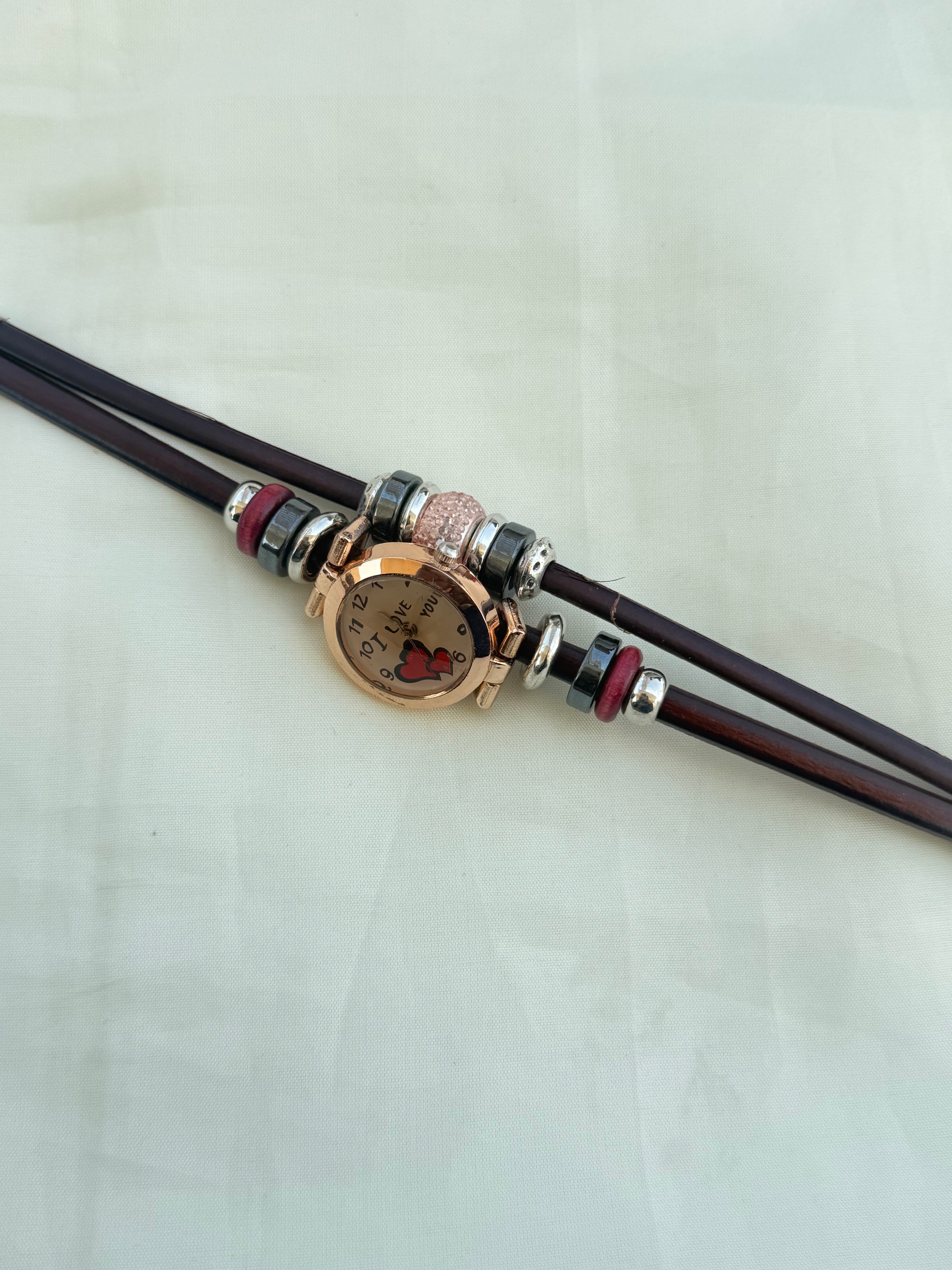 Heart Analogue bracelet watches wt002