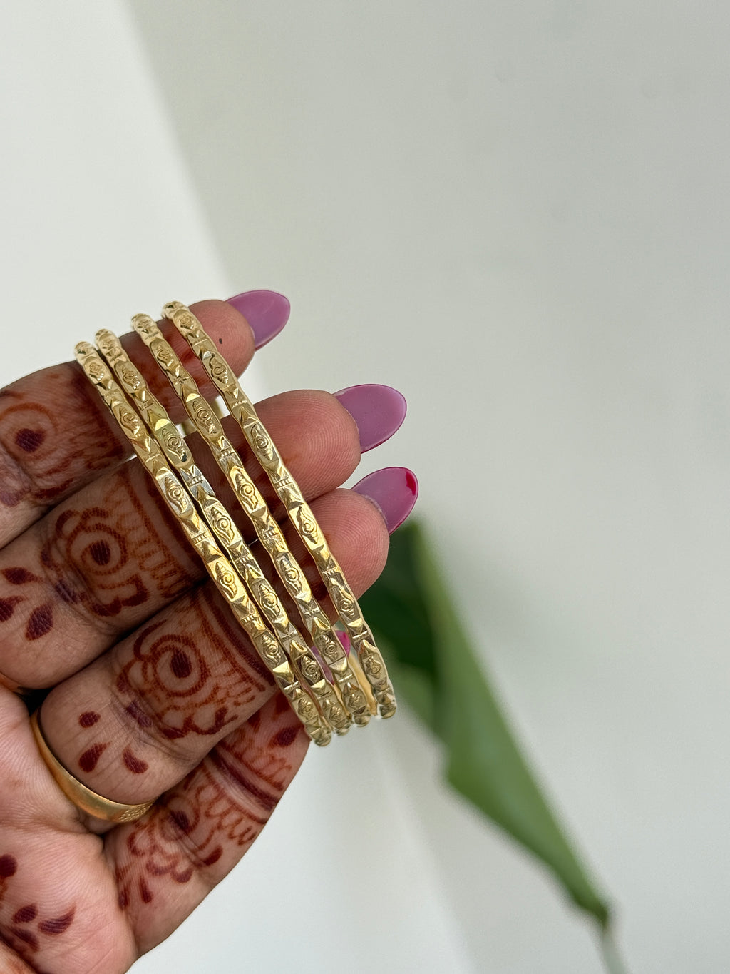Ph344 panchaloham shankam bangles