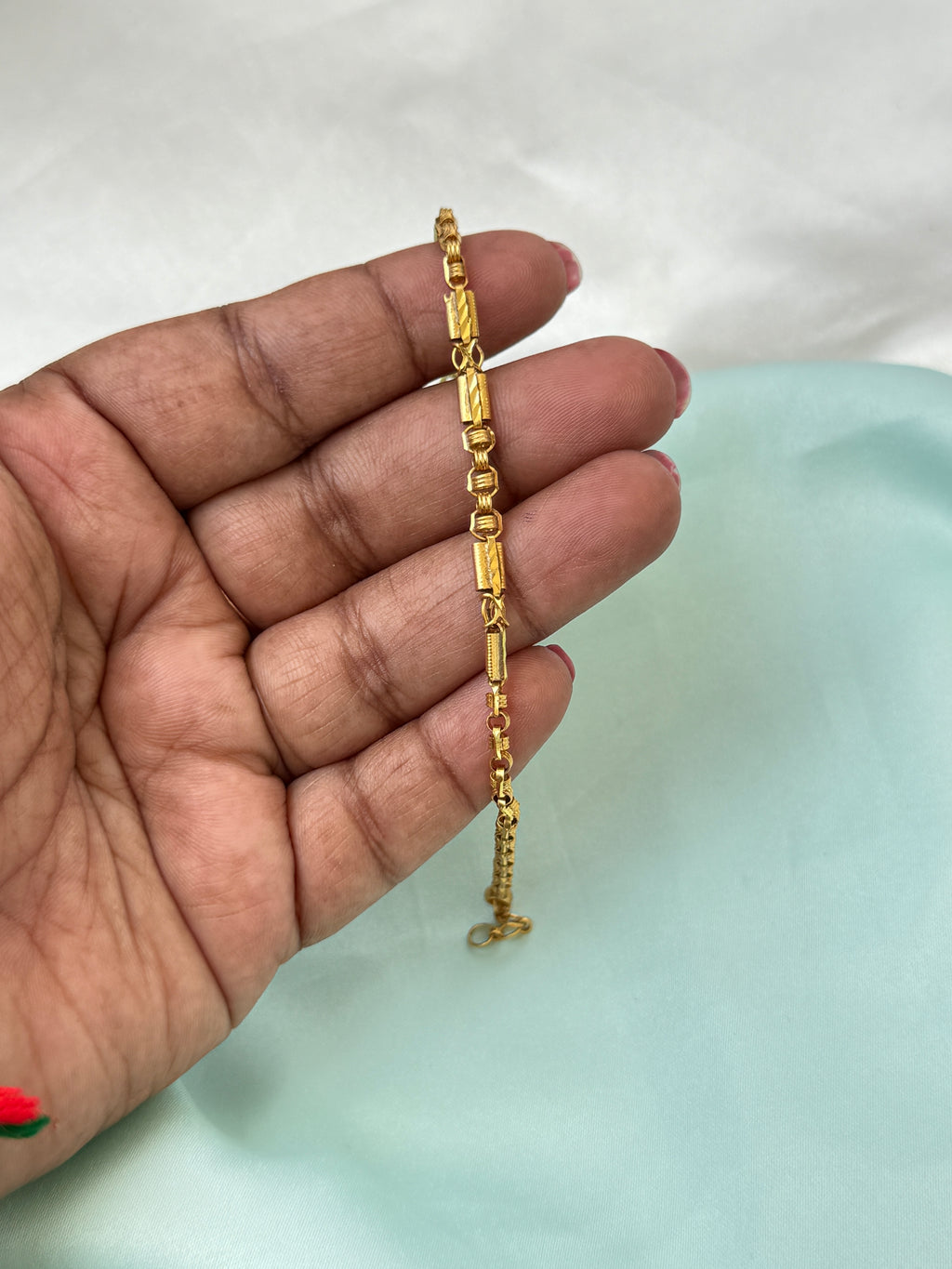 Ph046 Panchaloham 7 inches 2.4 to 2.6 adjustable chain bracelet