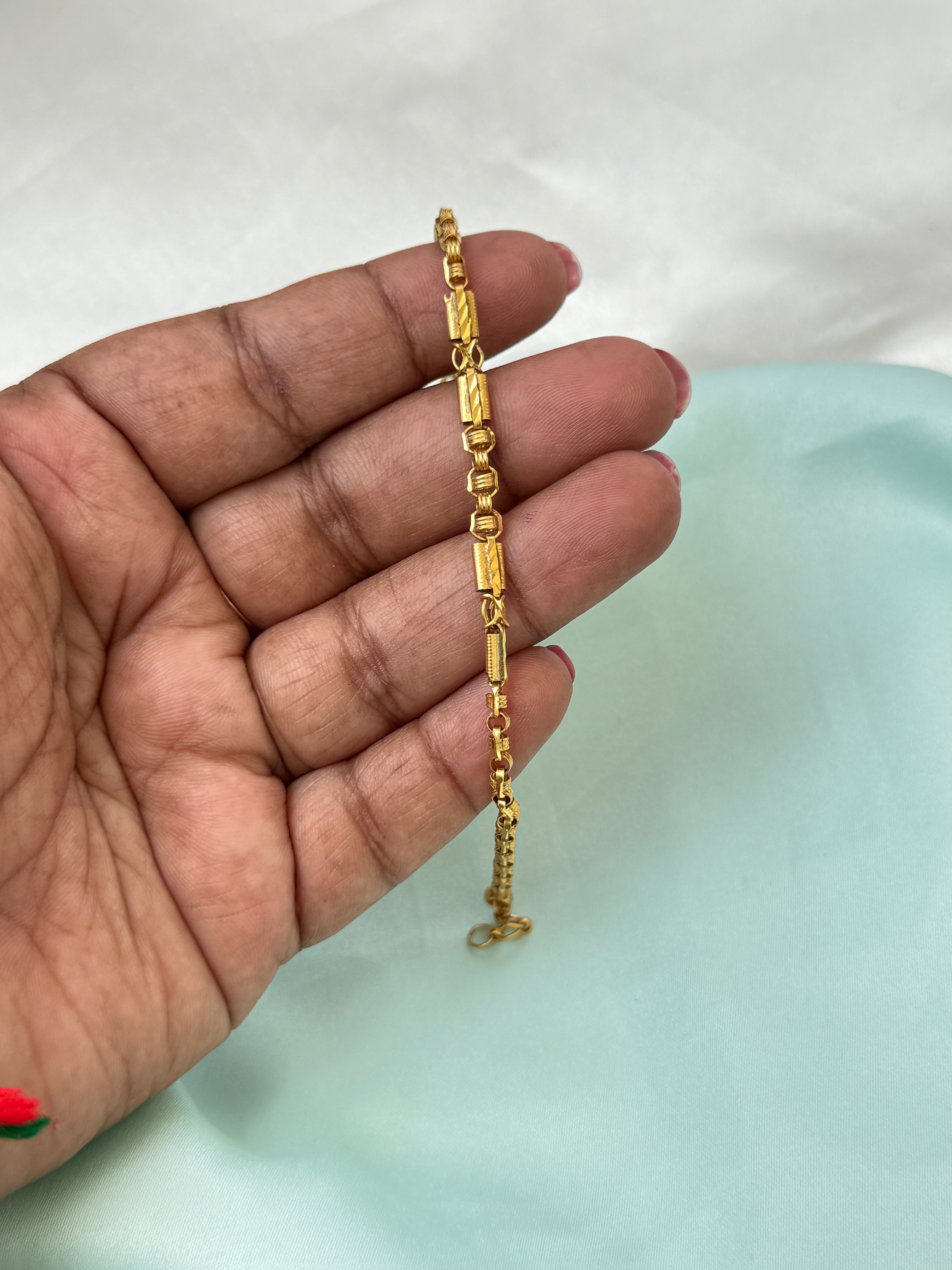 Ph046 Panchaloham 7 inches 2.4 to 2.6 adjustable chain bracelet