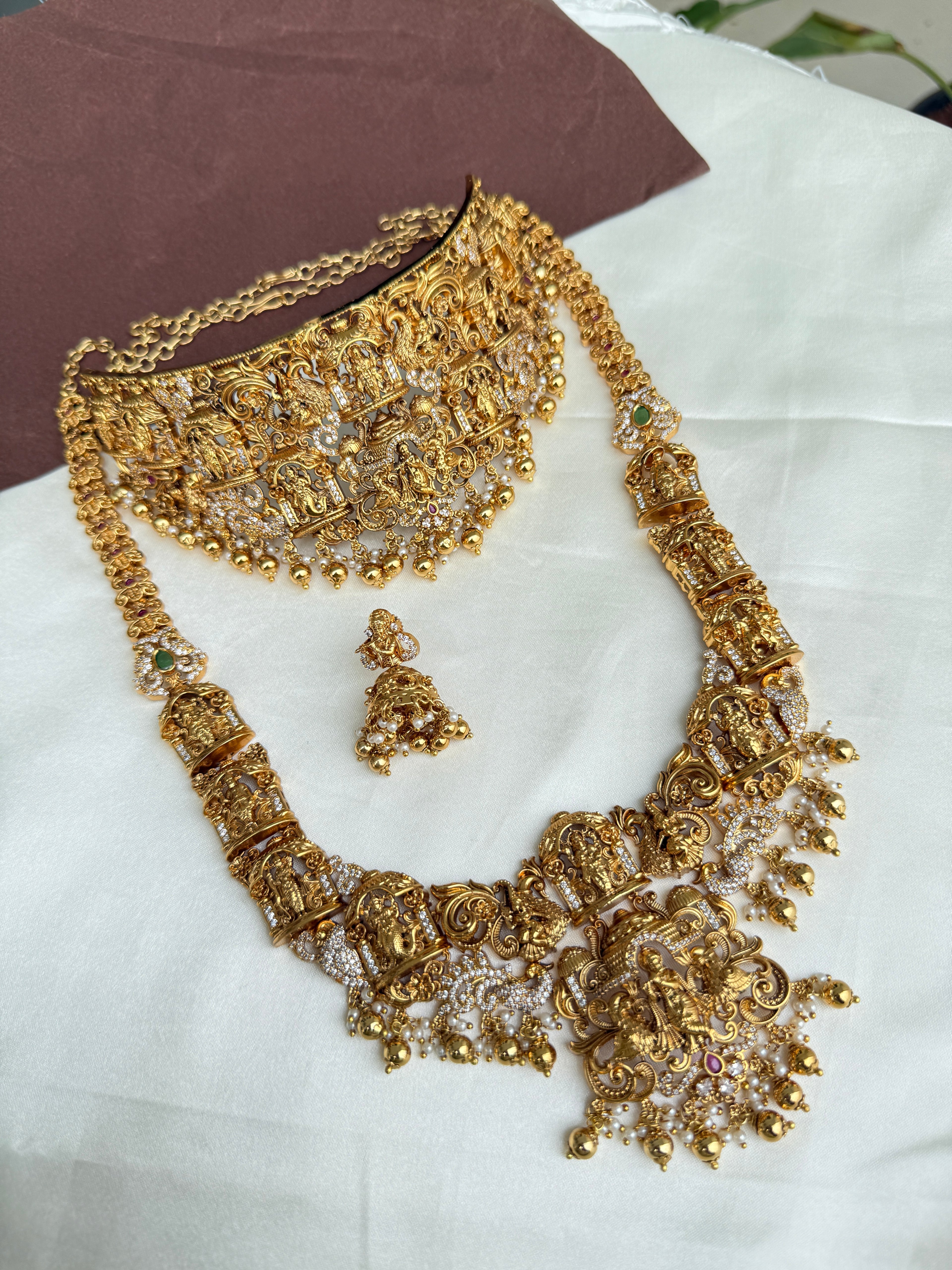 Bs100 nakshi dasavataram Bridal set