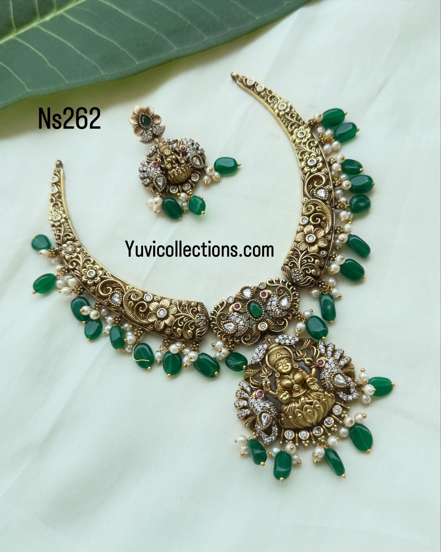 Ns262 lakshmi devi kundan kante