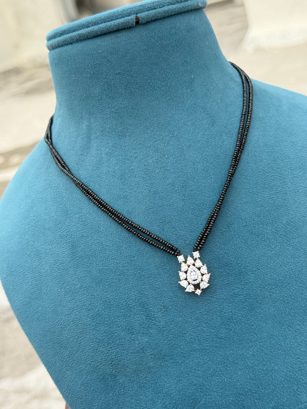 Bb212 2layers 19inches Cristal beads