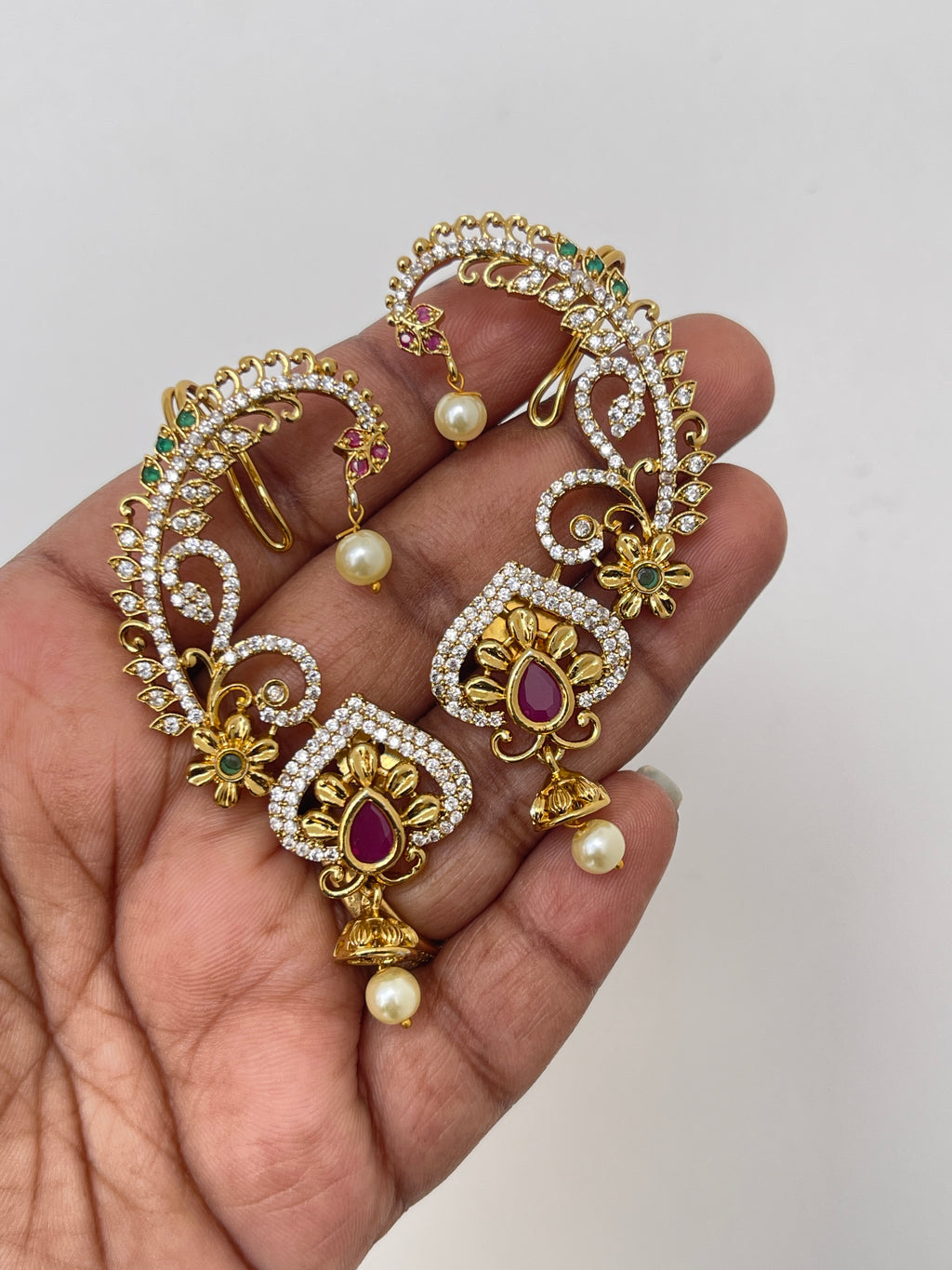 Multi earrcuff earrings