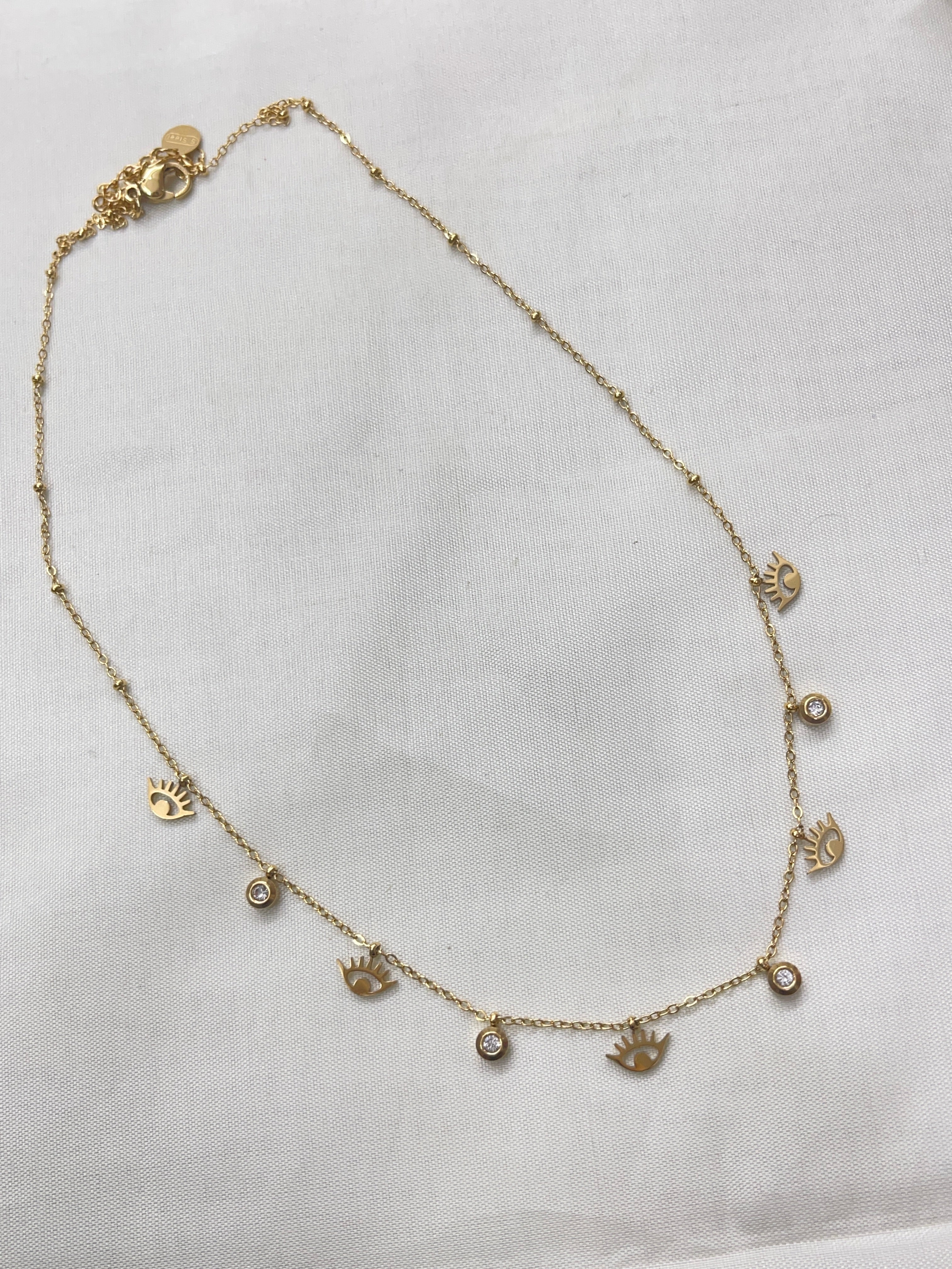 Evileye stone chain