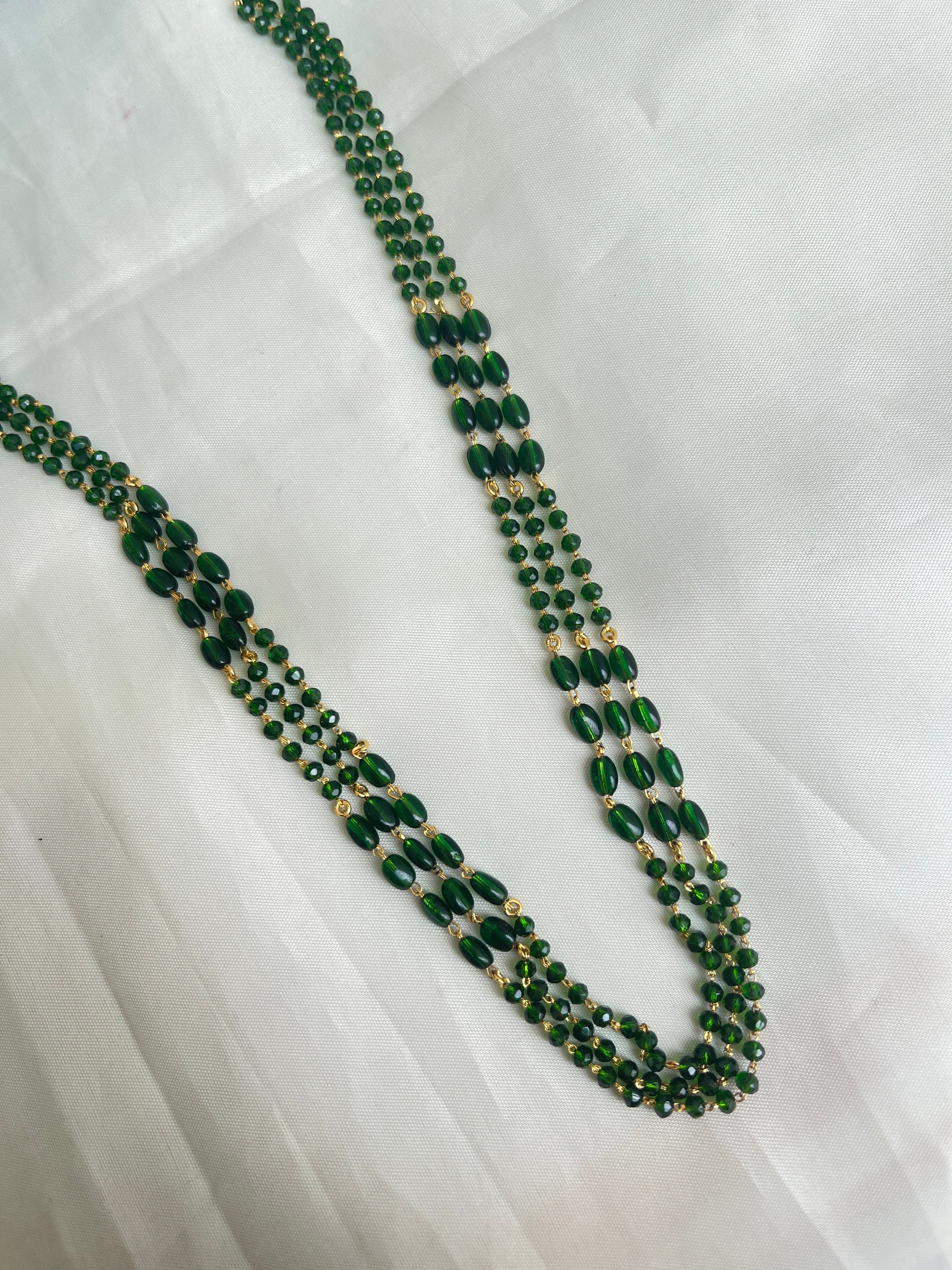 3 lines 20 inches beads chain