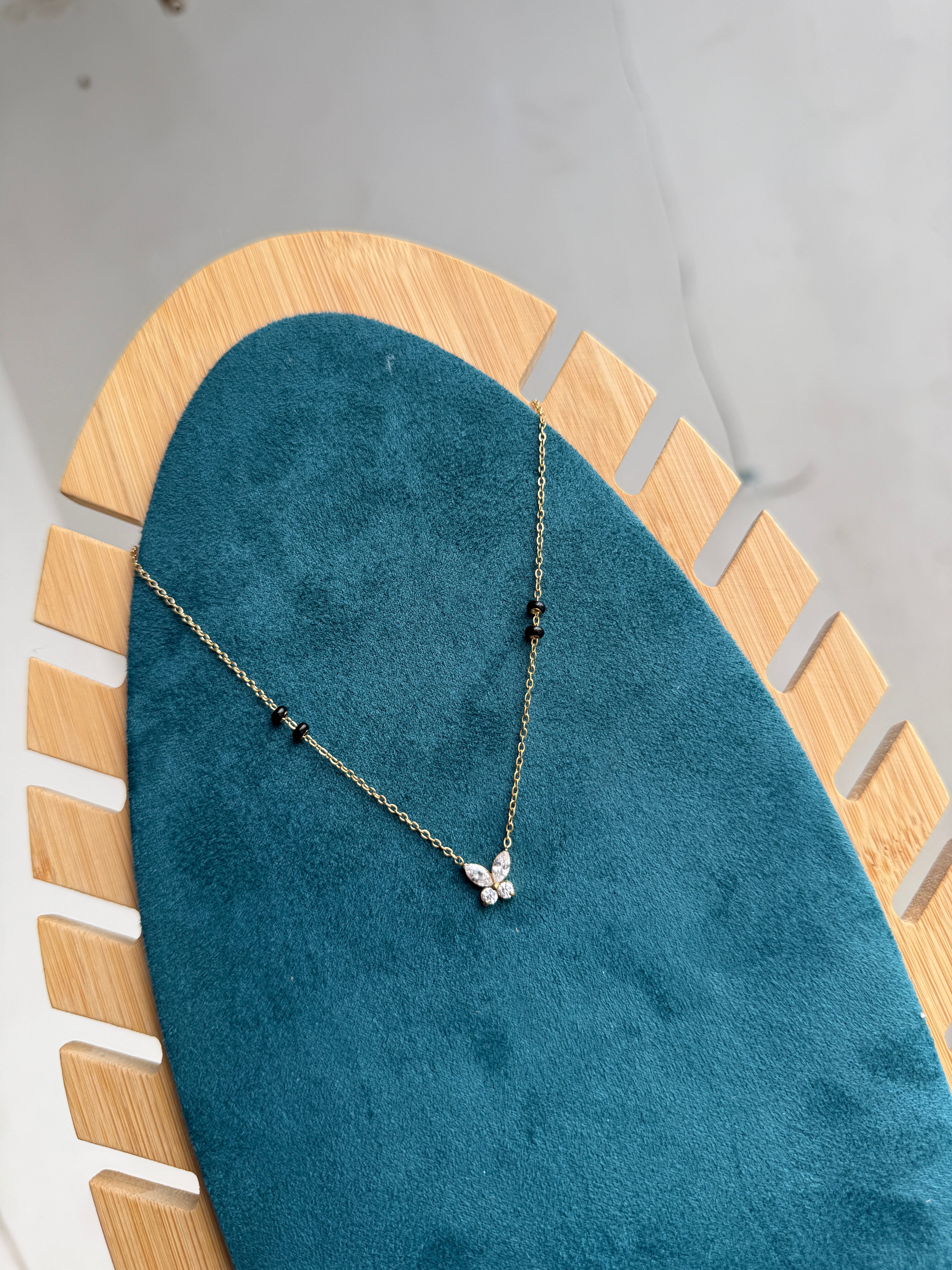 Bb118 butterfly anti tarnish blackbeads