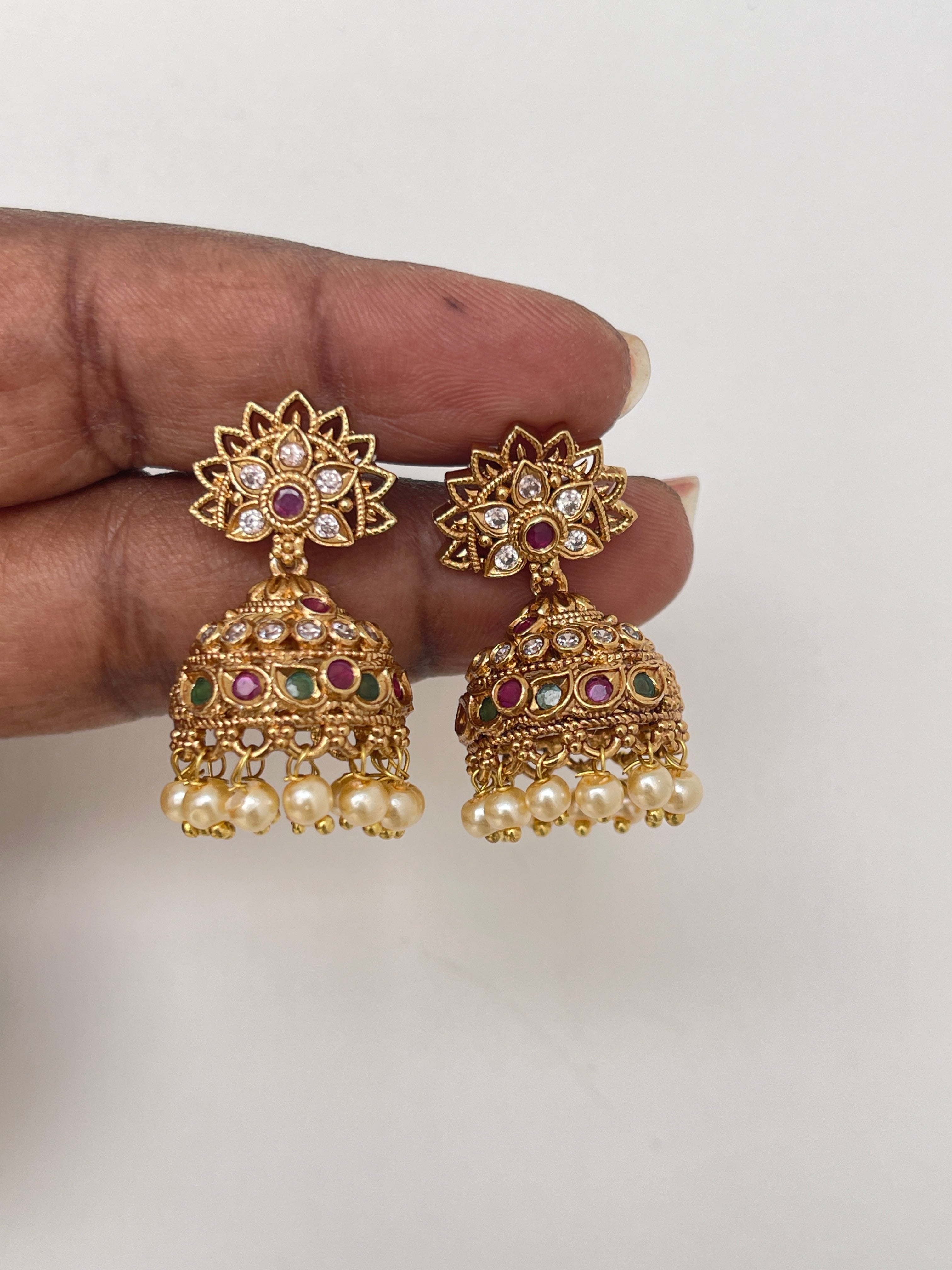 Multi screw back butta earrings