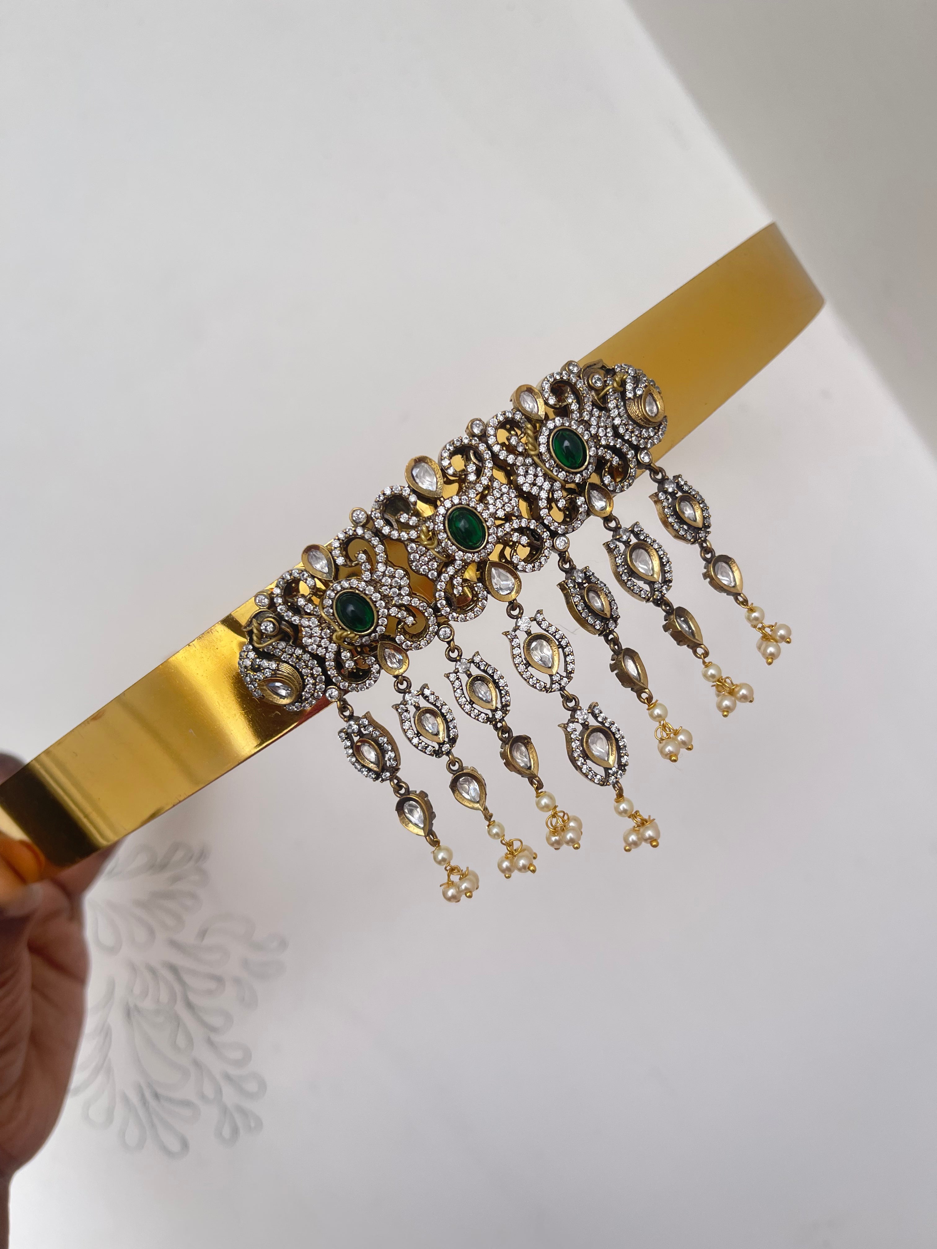 Victorian Hipbelt with hanging pendent hb500