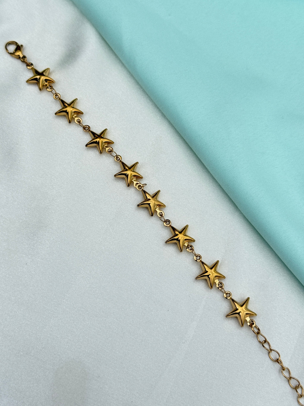 Ab607 anti tarnish 7inches 2:8 to 2:10 adjustable chain bracelet