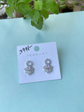 Silver small studs Color won't fade ER6273