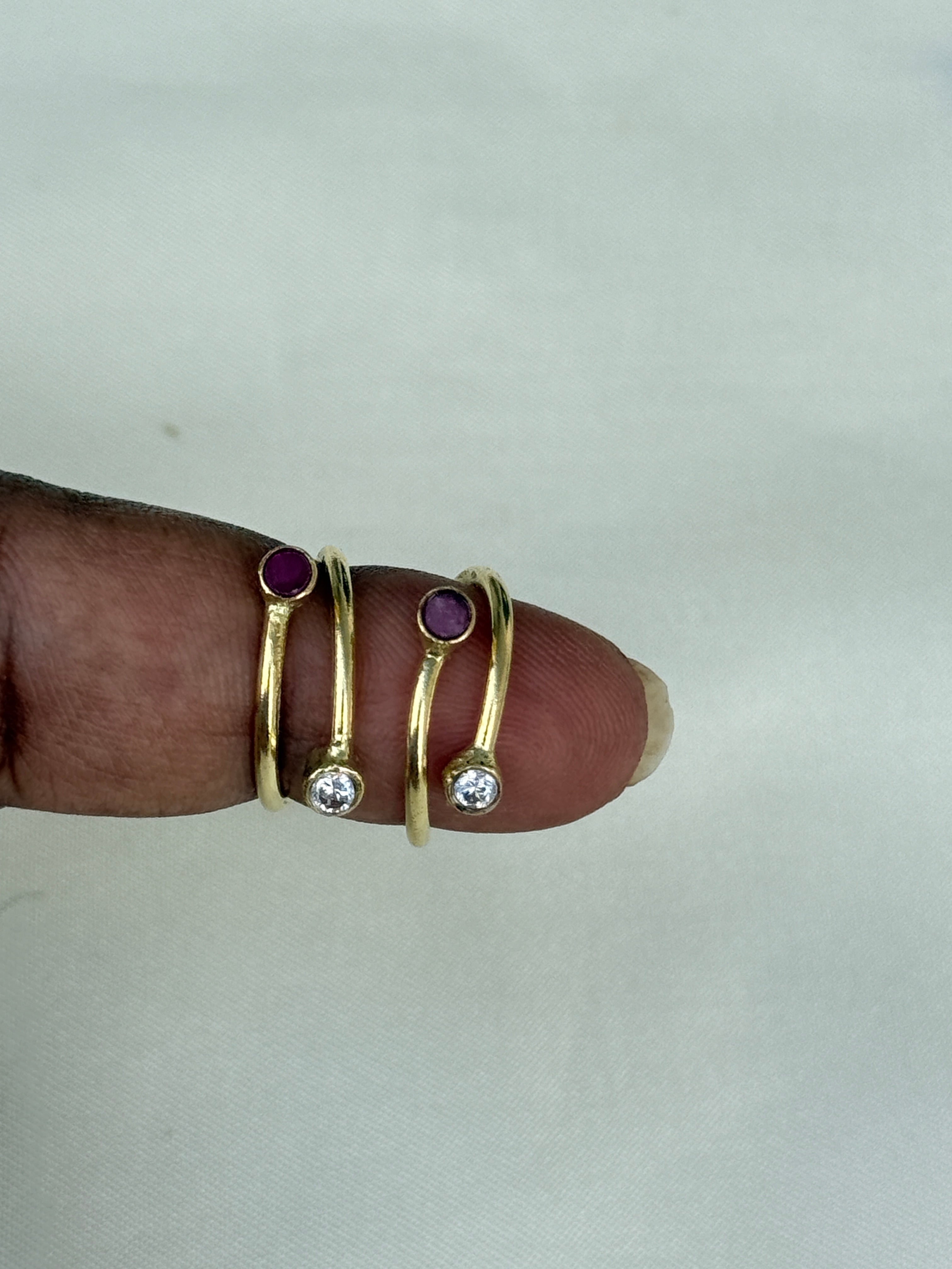 Tr001 adjustable panchaloham toe rings