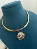PH391 panchaloham polished kante Neckset