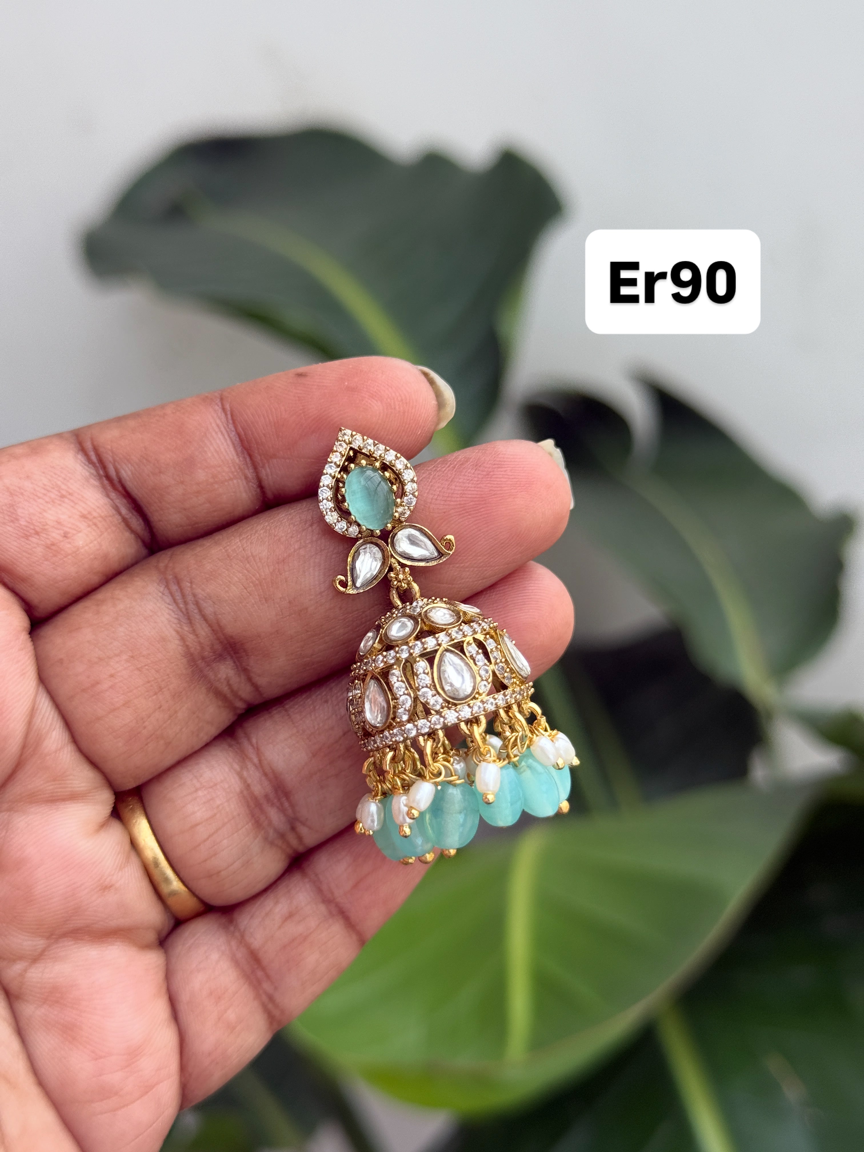 Er90 moissanite pastel lightweight butta Earrings