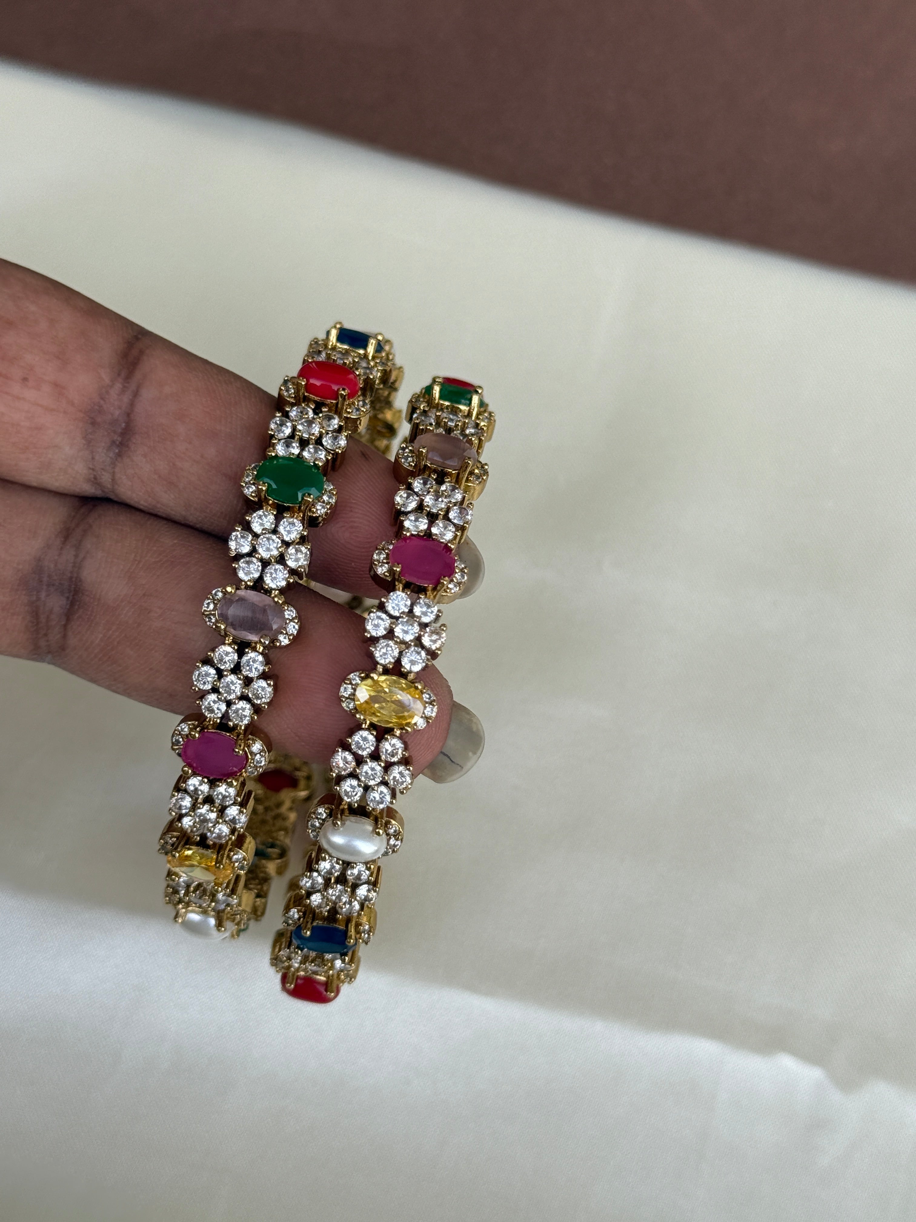 Sb113 navarathan bangles