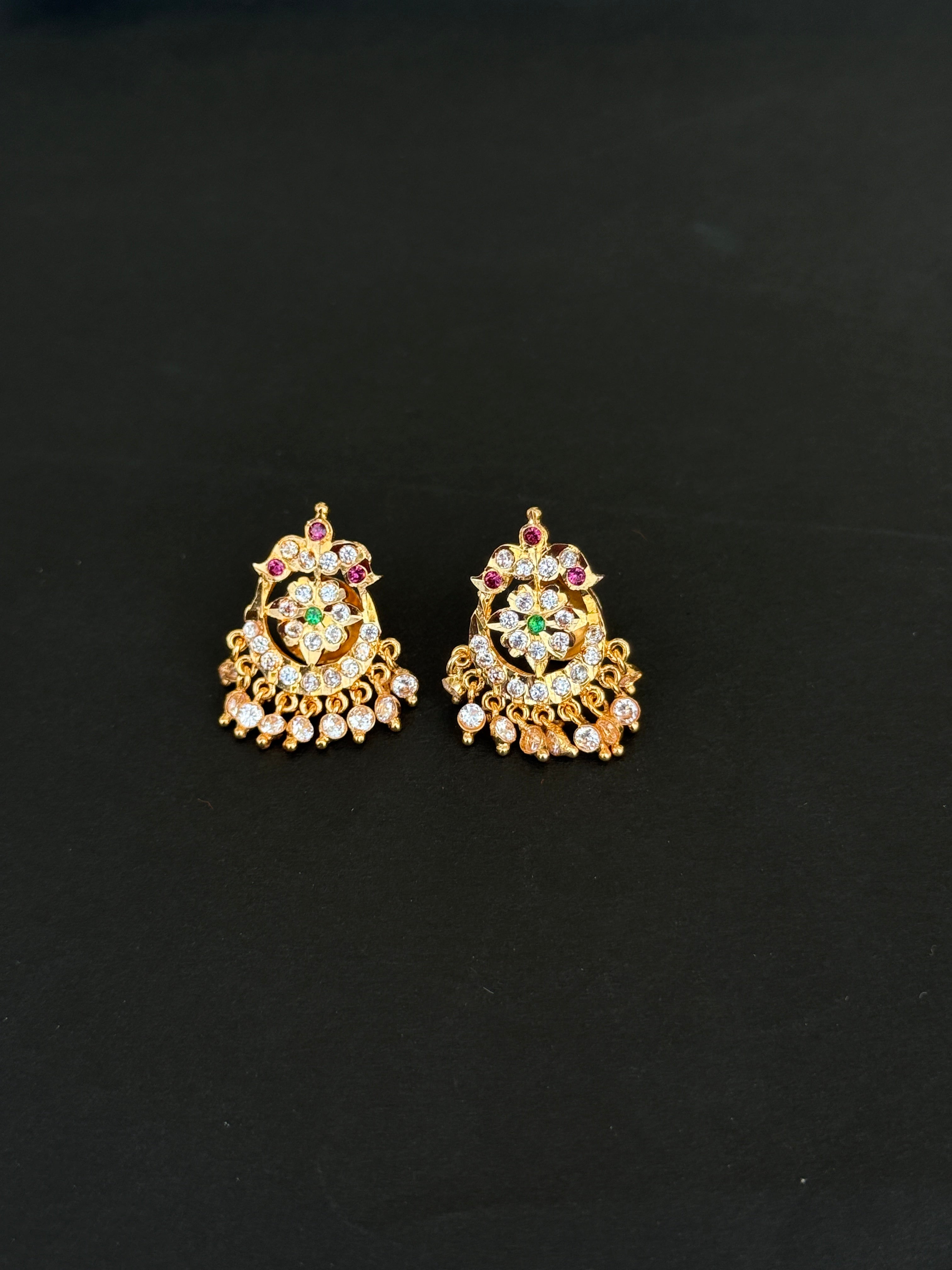 Ph011 multi panchaloham earrings