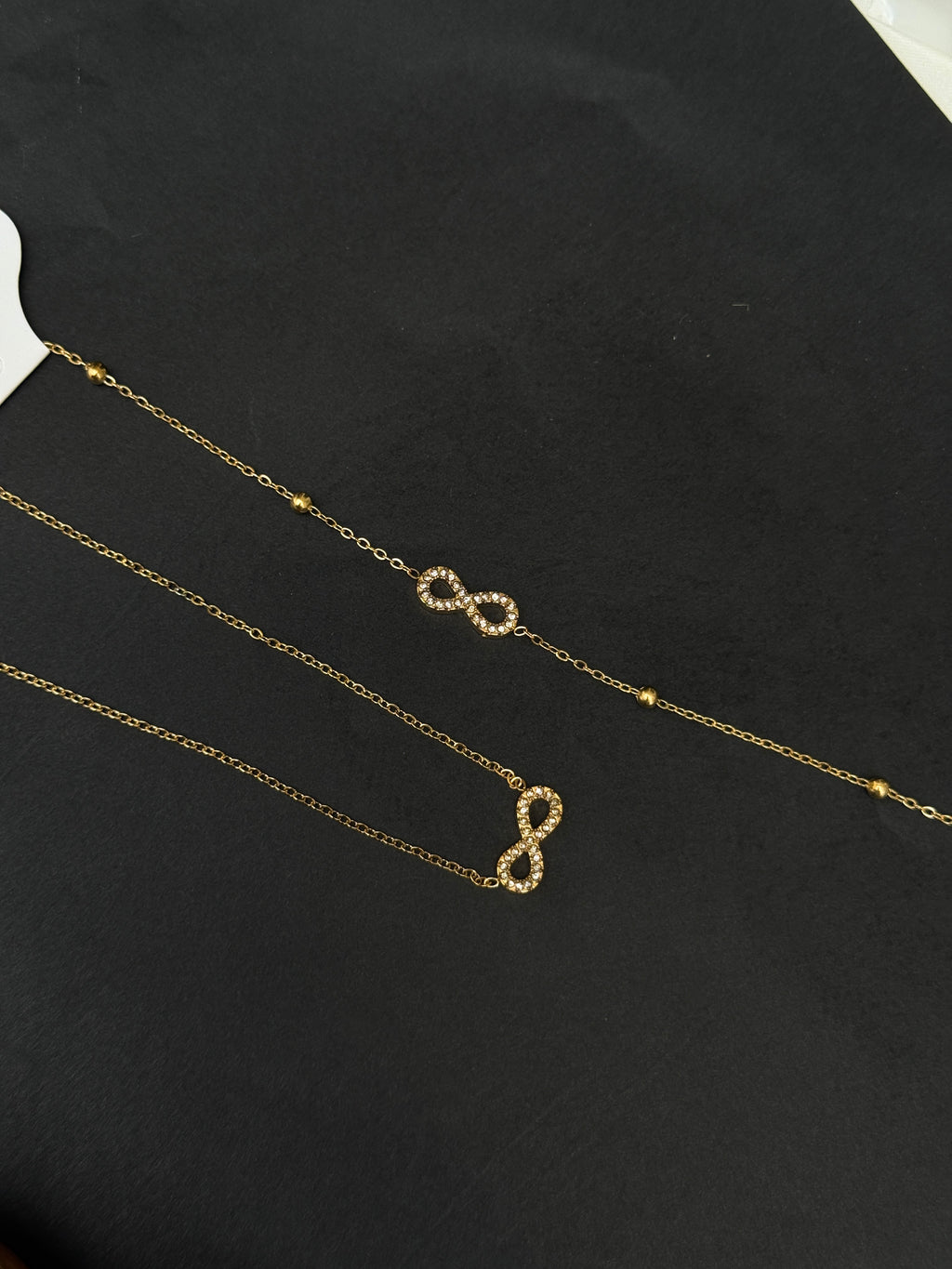 Dc017 infinity chain with bracelet