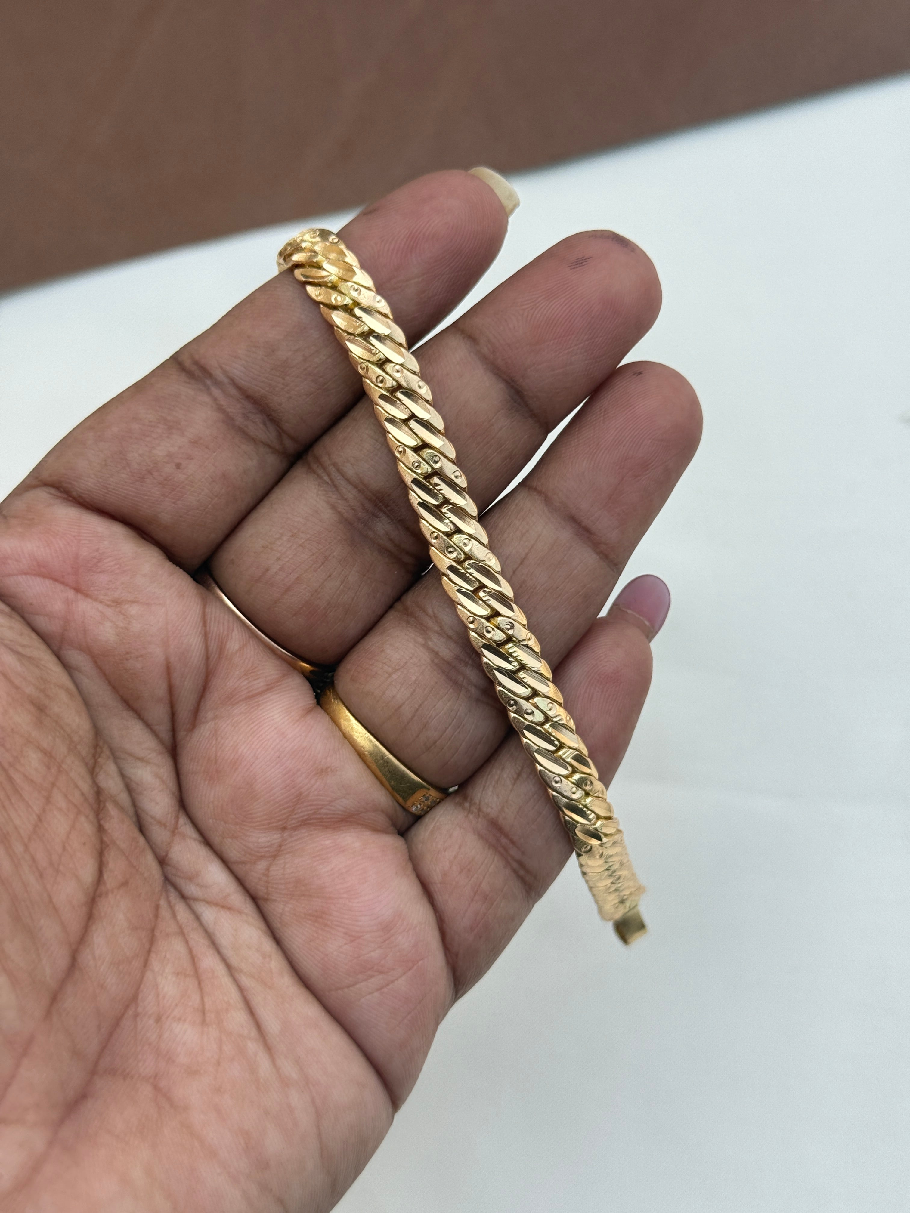 Ph303 panchaloham unpolished bracelet can be used for girls and boys