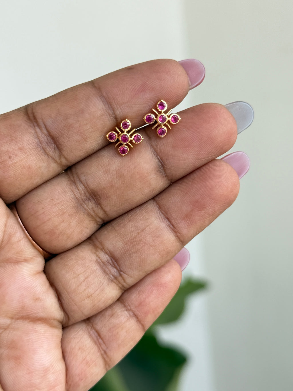 Ph178 panchaloham  5 stone studs suits for kids