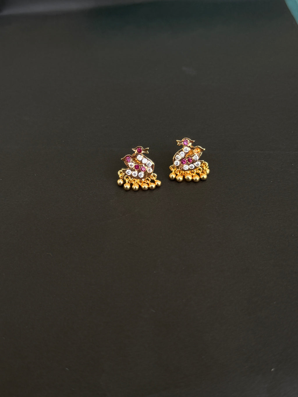 Ph018 double duck panchaloham earrings