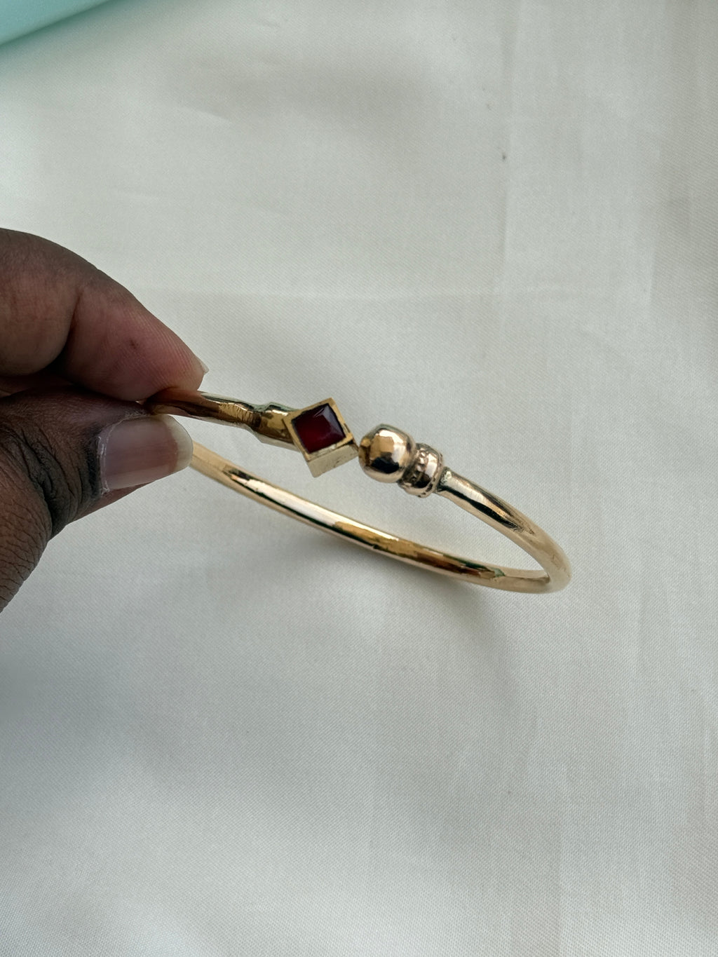 Br541 Panchaloham polished openable kada 2.4 to 2.6 size
