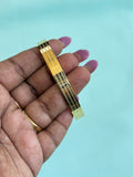 MN034 3 lines openable mens anti tarnish kada bracelet suits for 2.6 to 2.8 size
