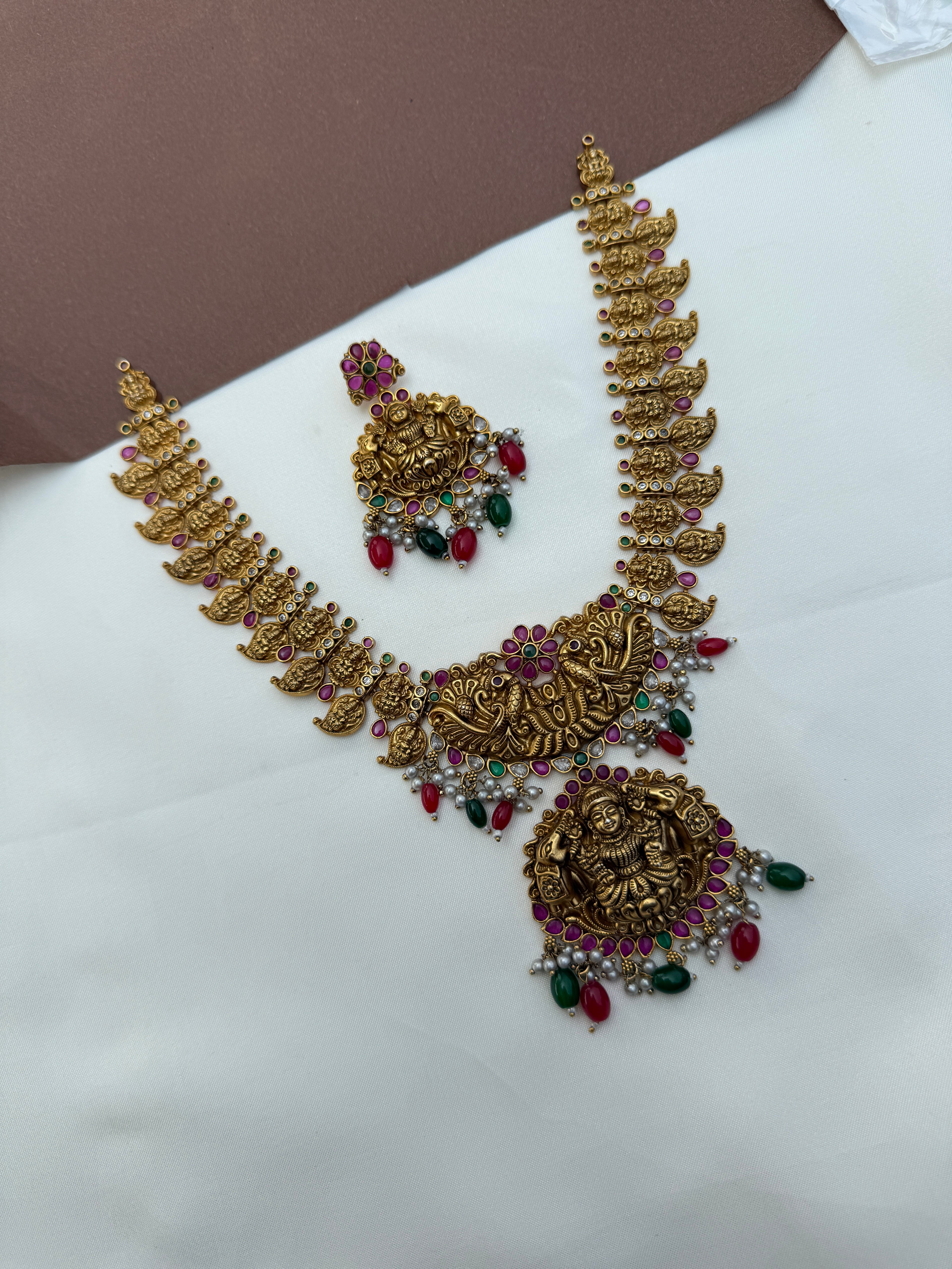Ns569 nakshi lakshmi devi multi neckset