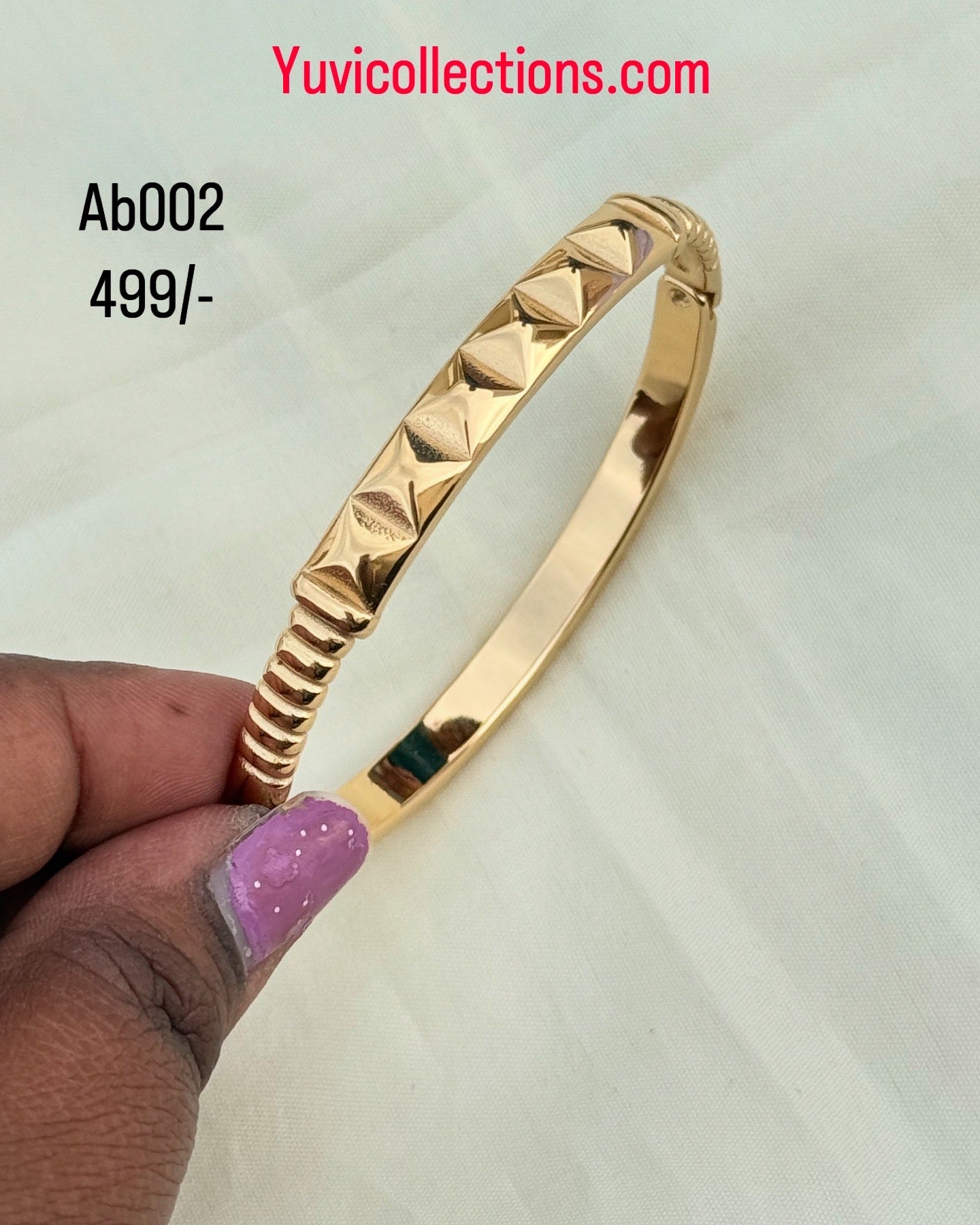 Ab002 anti-tarnish gold bracelet