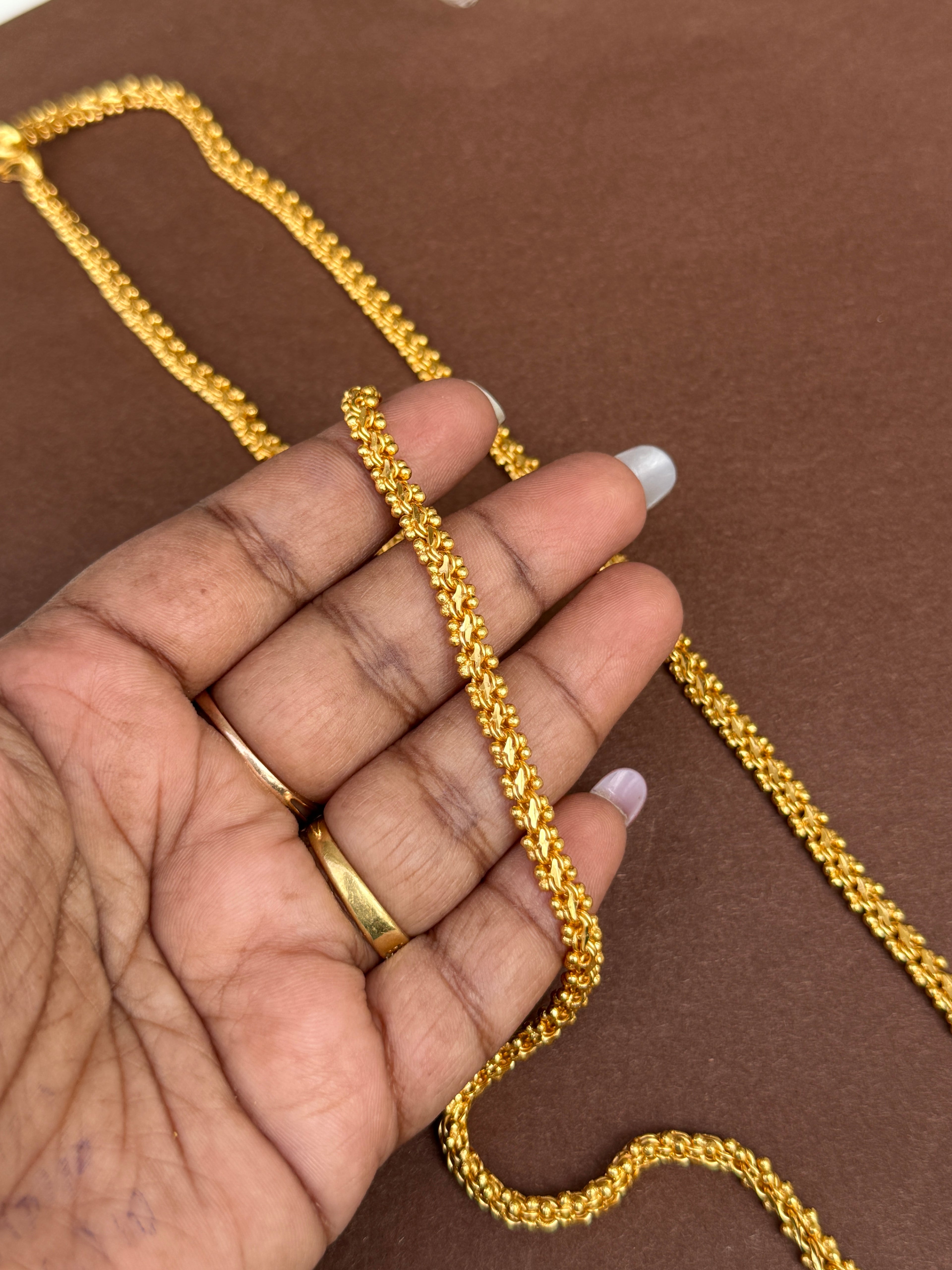 Ph279 24 inches panchaloham thali chain or mens chain