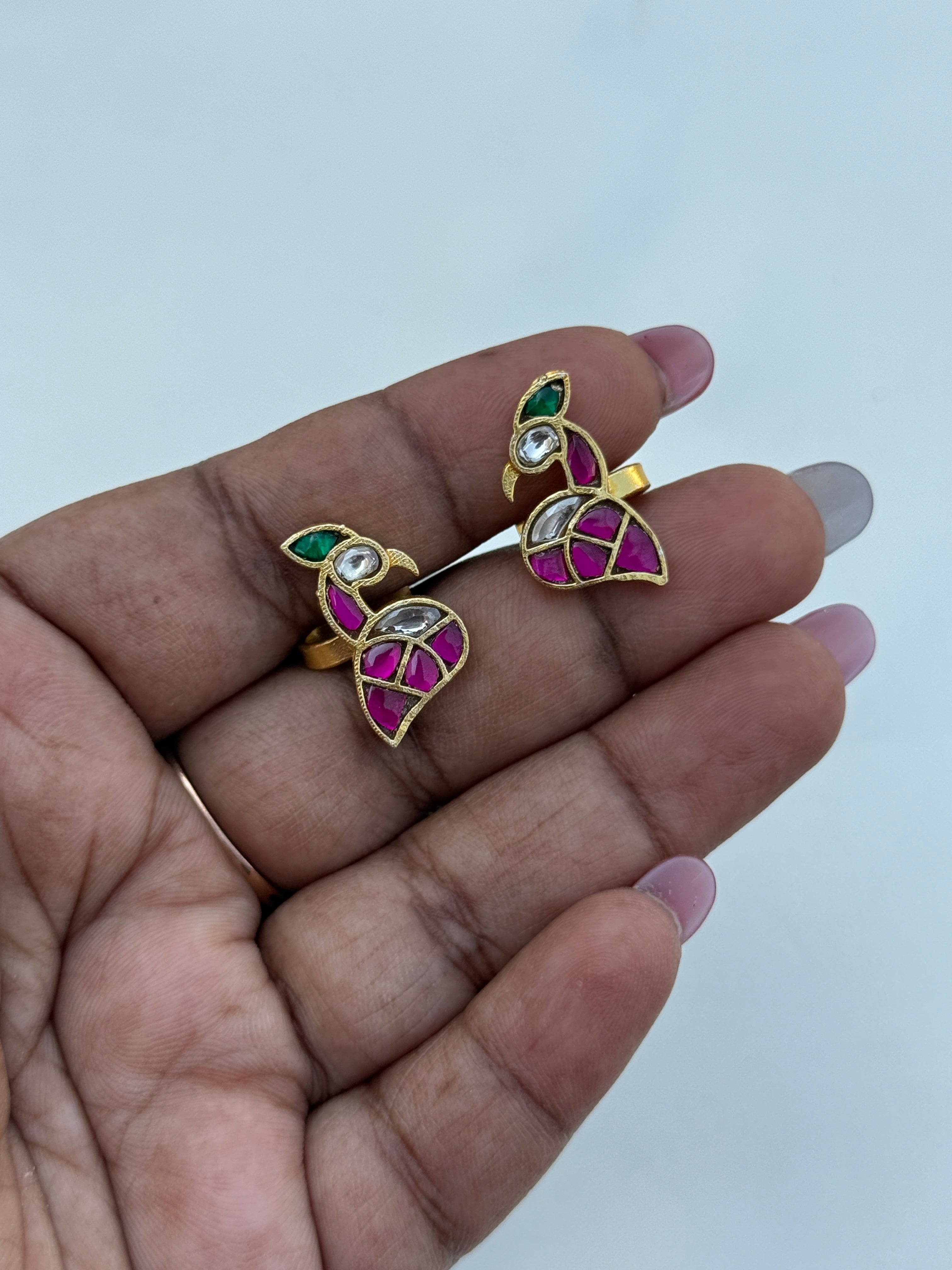 Bg005 jadau Kundan bugadi earrings